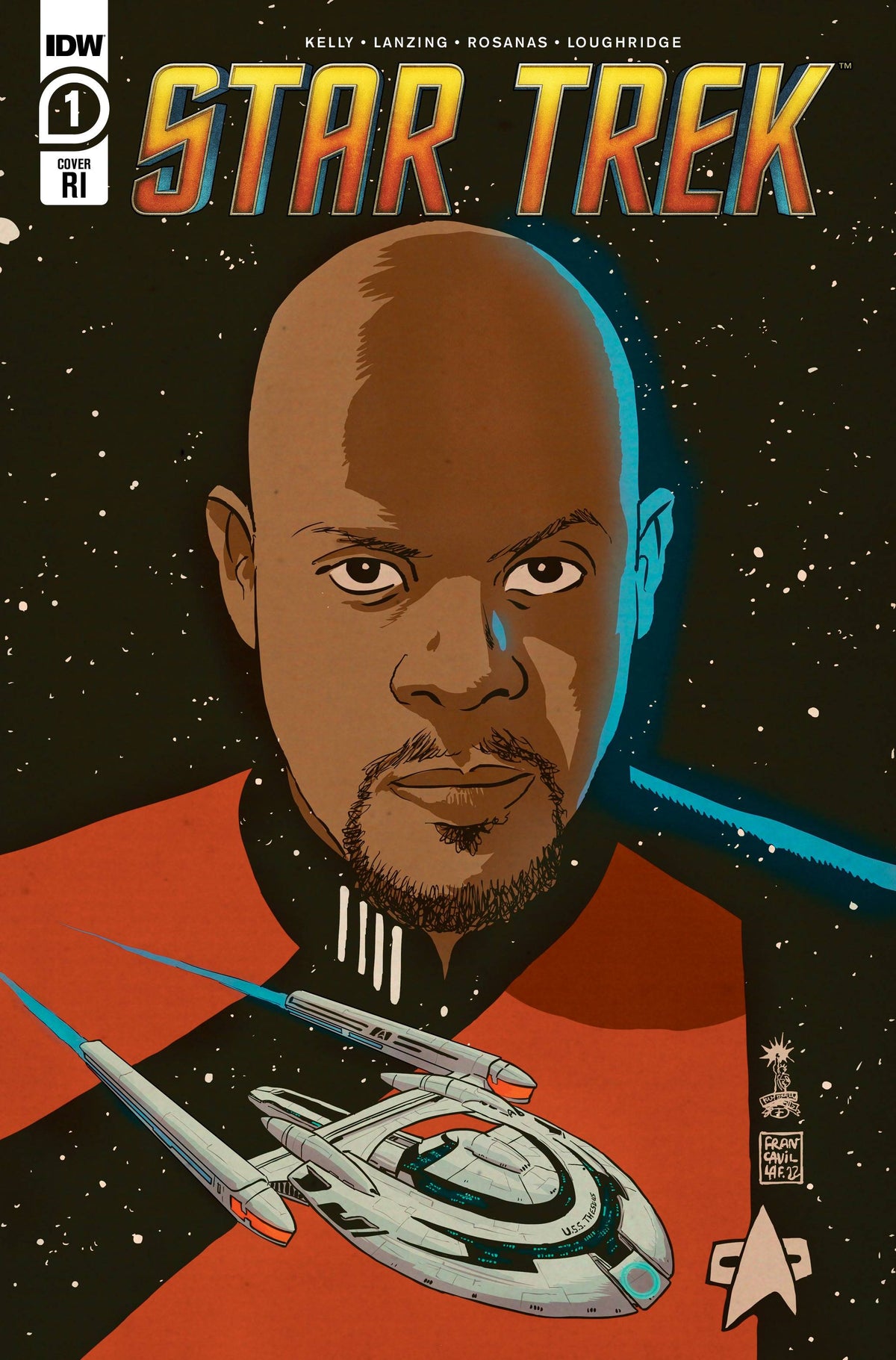 Idw Publishing Comic Books > Incentives STAR TREK #1 CVR G 1:50 INCV FRANCAVILLA 82771403084600171 AUG221557