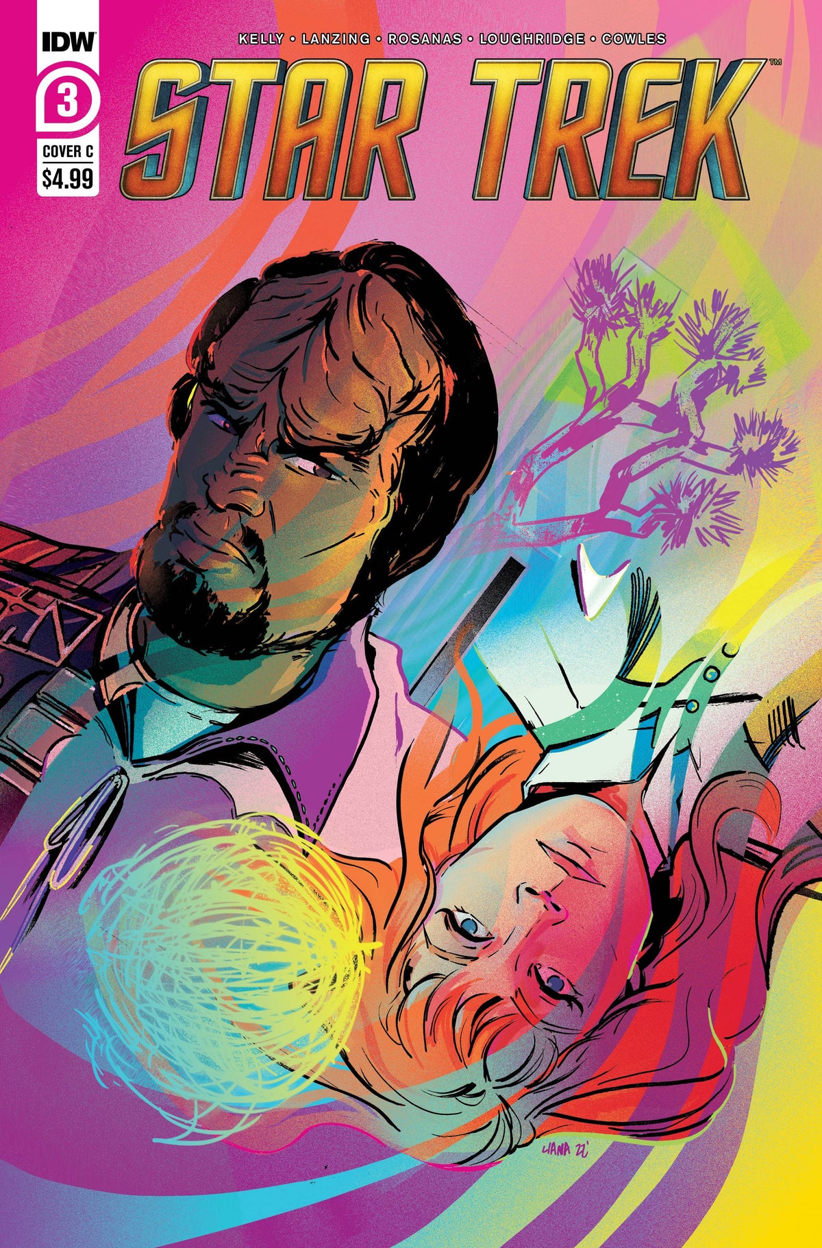 Idw Publishing Comic Books STAR TREK #3 CVR C KANGAS VAR 82771403084600331 OCT221738