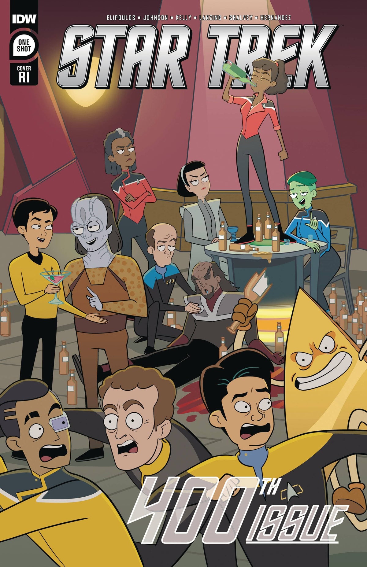 Idw Publishing Comic Books > Incentives STAR TREK #400 CVR E 1:10 FENOGLIO INCV 82771403085300151 JUL221632