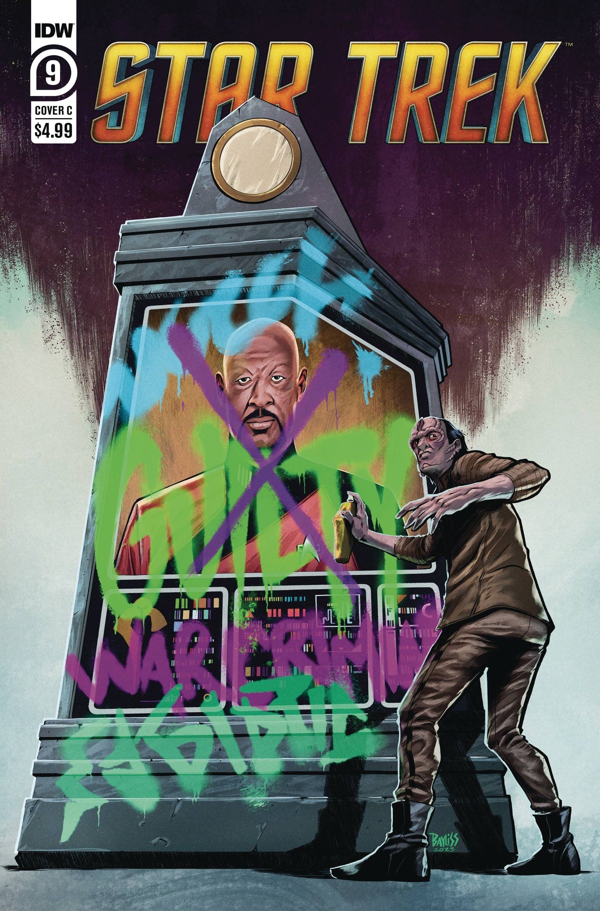 IDW Publishing Comic Books STAR TREK #9 CVR C BAYLISS 82771403084600931 APR231574