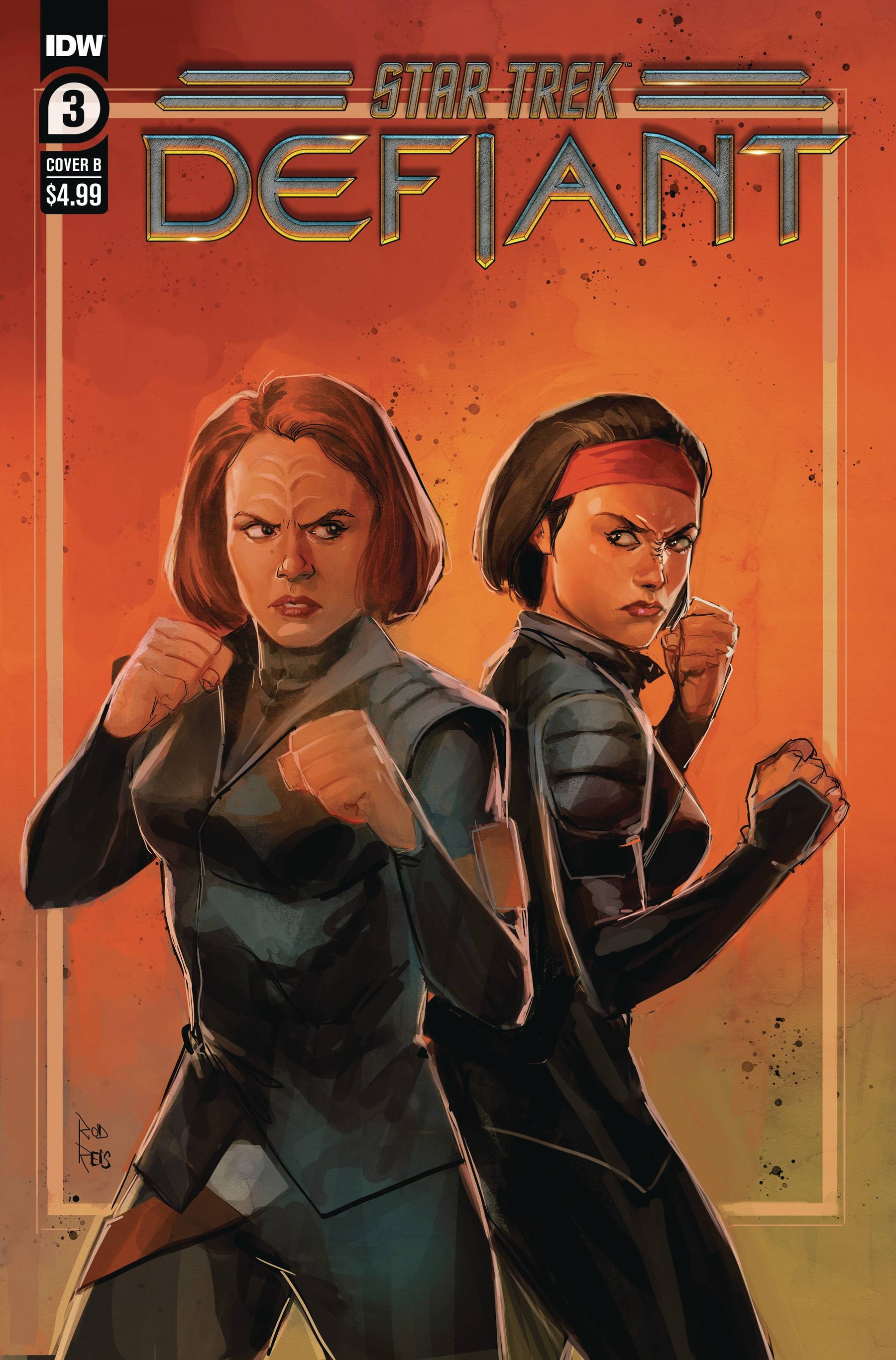 STAR TREK DEFIANT #3 CVR B REIS