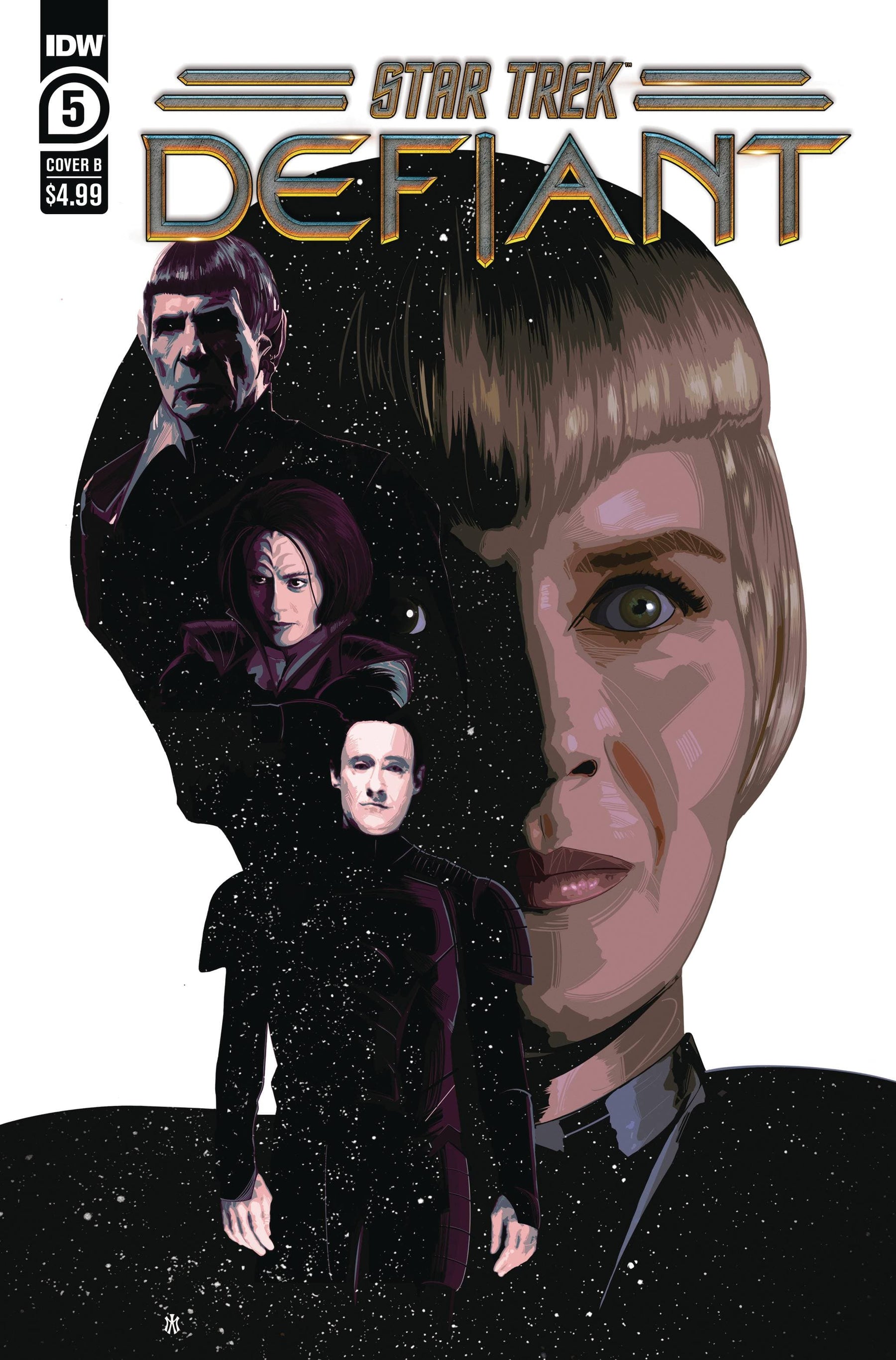 STAR TREK DEFIANT #5 CVR B ALVARADO
