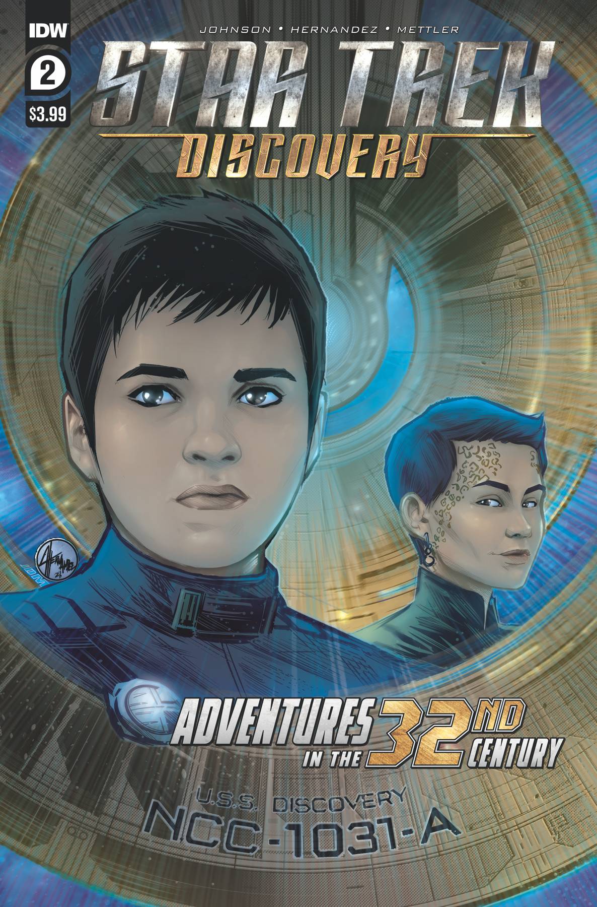 Idw Publishing Comic Books STAR TREK DISCOVERY ADV IN 32ND CENTURY #2 (OF 4) CVR A HERN 82771403040200211 FEB220423