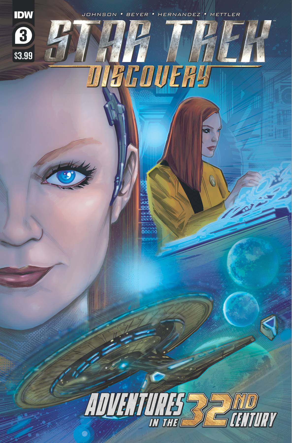 Idw Publishing Comic Books STAR TREK DISCOVERY ADV IN 32ND CENTURY #3 (OF 4) CVR A HERN 82771403040200311 MAR220495