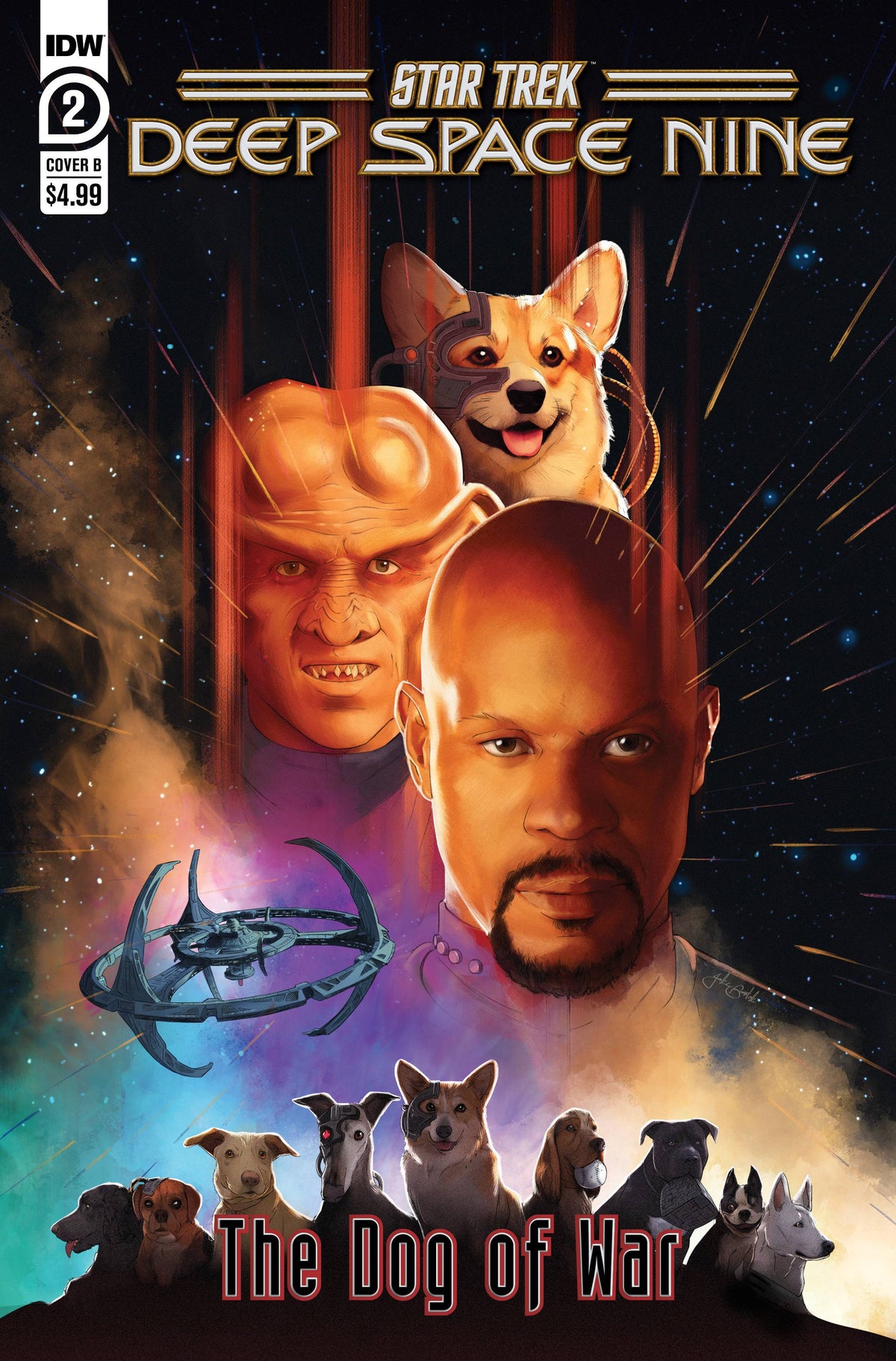 STAR TREK DS9 DOG OF WAR #2 CVR B BARTOK - Third Eye