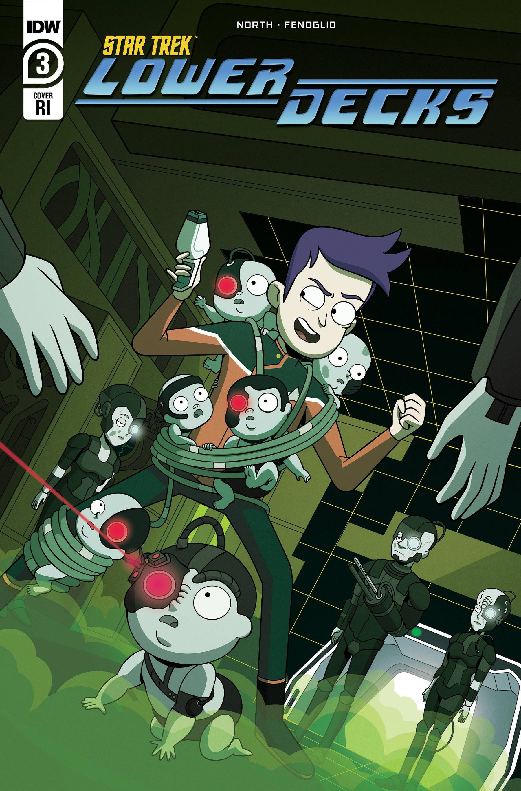 STAR TREK LOWER DECKS #3 CVR C 1:10  MURPHY INCV