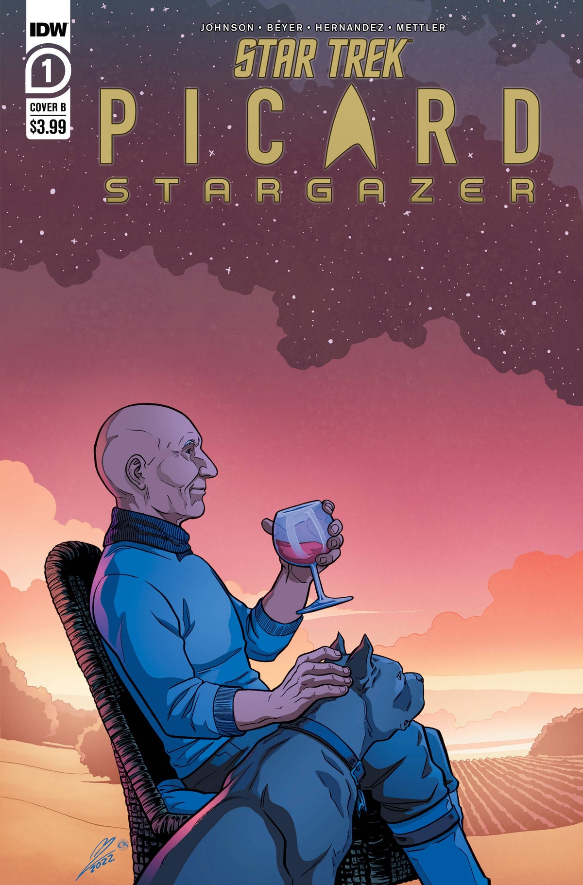 Idw Publishing Comic Books STAR TREK PICARD STARGAZER #1 CVR B LEVENS 82771403076100121 JUN221659
