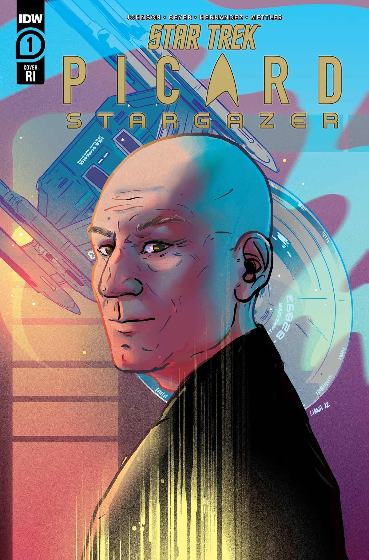 Idw Publishing Comic Books > Incentives STAR TREK PICARD STARGAZER #1 CVR C 1:10 INCV KANGAS 82771403076100131 JUN221660