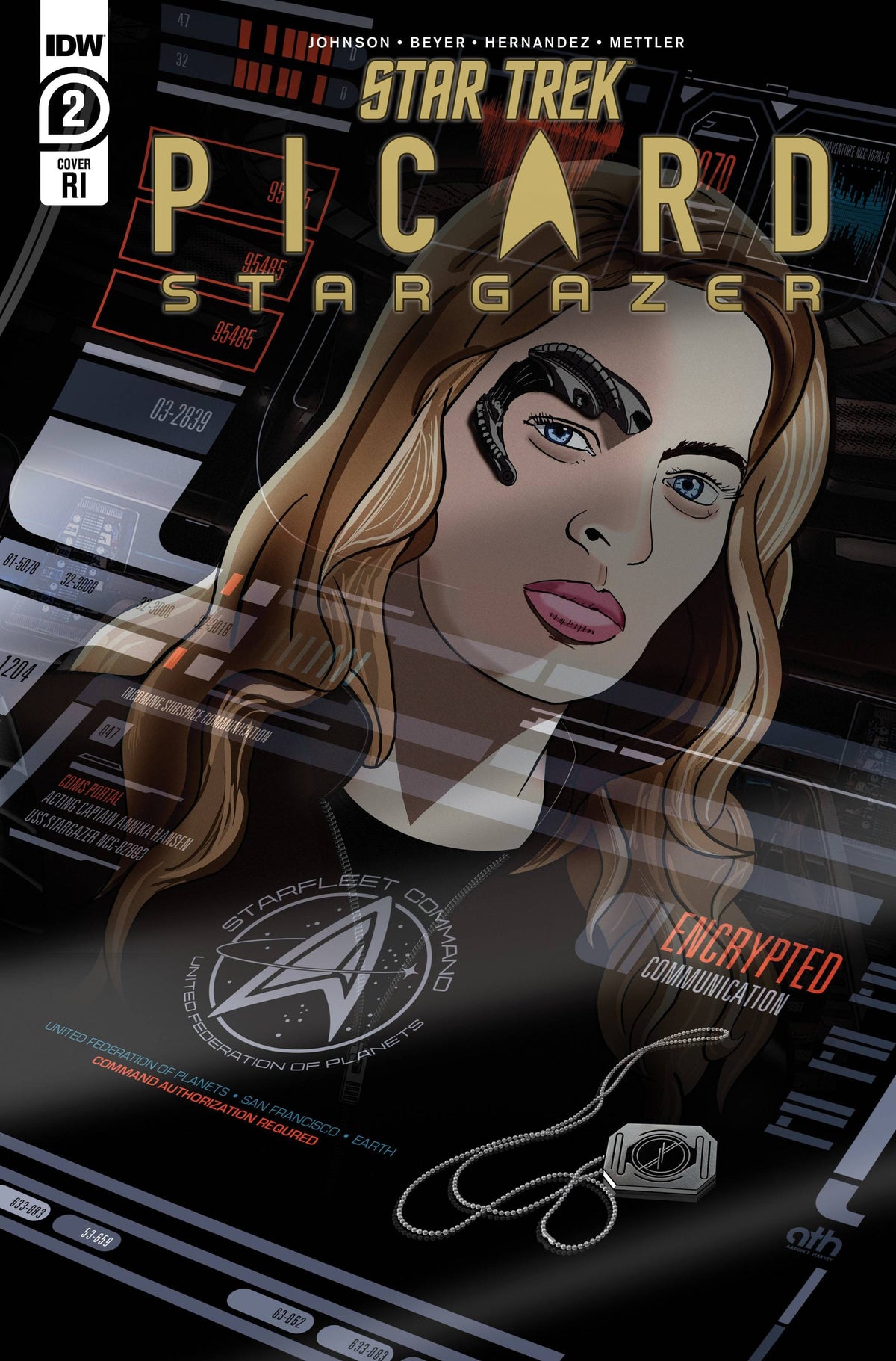 Idw Publishing Comic Books > Incentives STAR TREK PICARD STARGAZER #2 CVR C 1:15 INCV HARVEY 82771403076100231 JUL221641