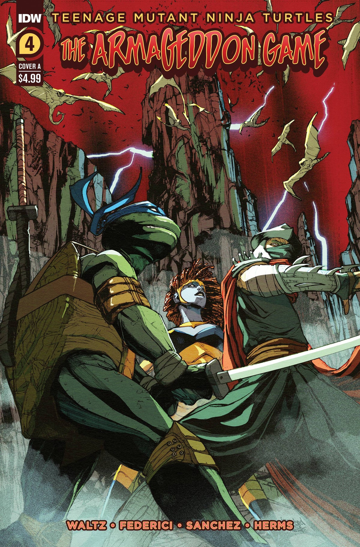 Idw Publishing Comic Books TMNT ARMAGEDDON GAME #4 CVR A FEDERICI (MR) 82771403078500411 OCT221750