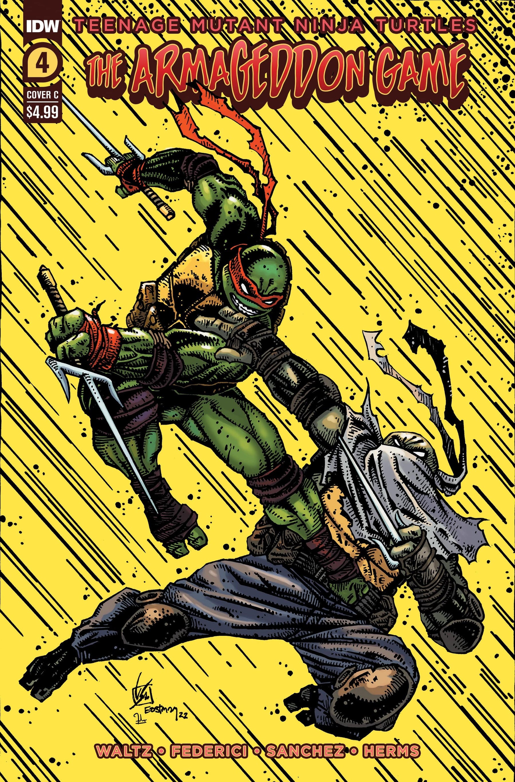 TMNT ARMAGEDDON GAME #4 CVR C EASTMAN (MR)