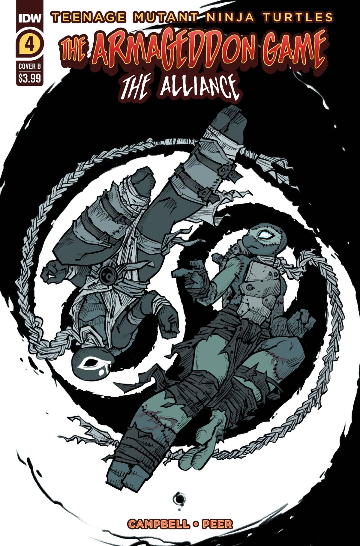 Idw Publishing Comic Books TMNT ARMAGEDDON GAME ALLIANCE #4 CVR B 82771403089100421 NOV221621