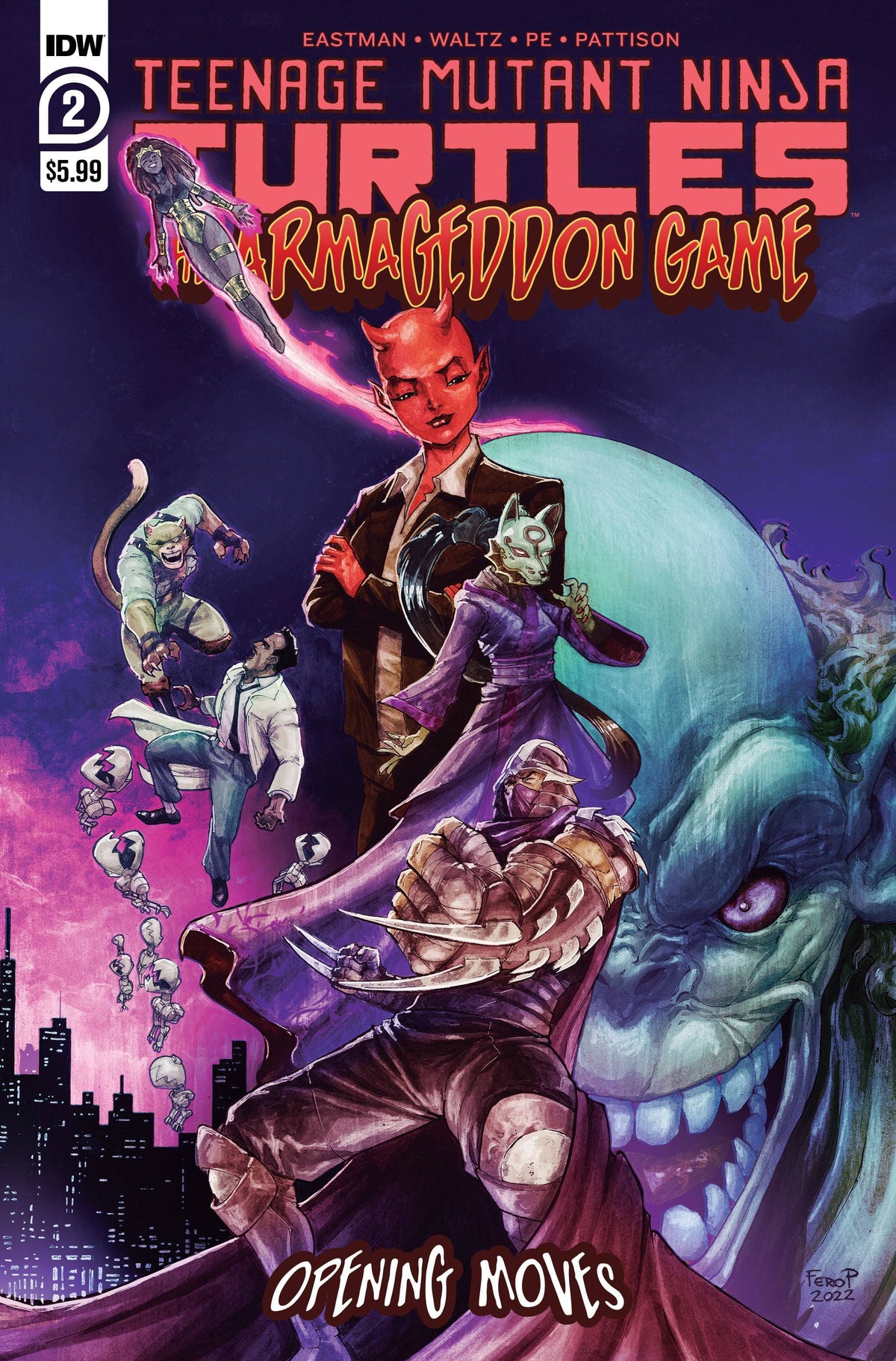 Idw Publishing Comic Books TMNT ARMAGEDDON GAME OPENING MOVES #2 CVR A PENICHE 82771403059400211 MAY221557
