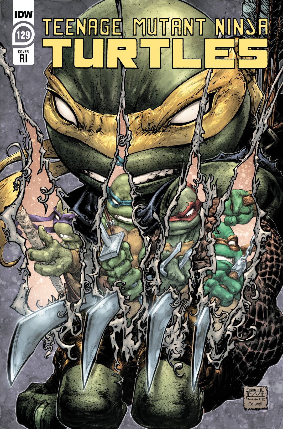 Idw Publishing Comic Books > Incentives TMNT ONGOING #129 CVR C 1:10 INCV WILLIAMS 82771400271312931 MAR220499