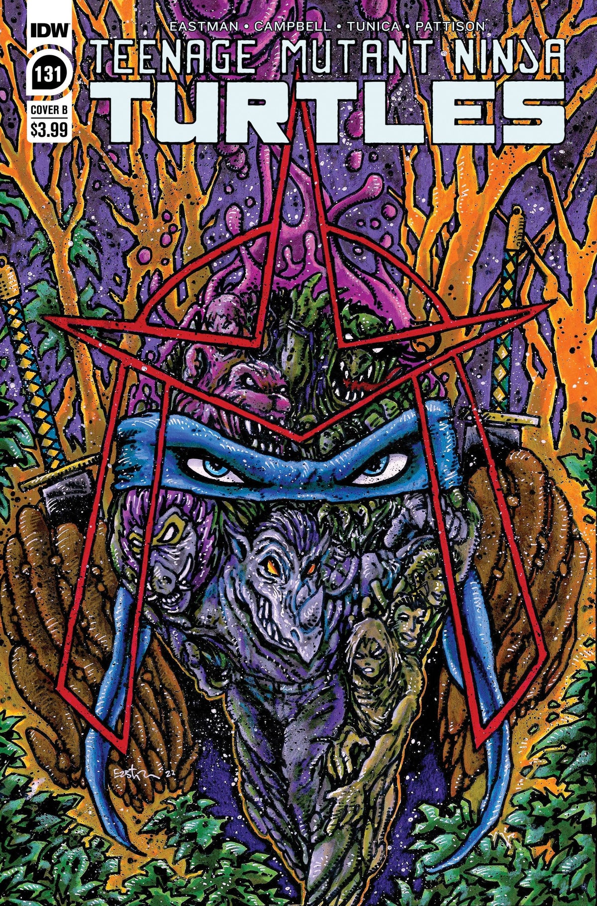 Idw Publishing Comic Books TMNT ONGOING #131 CVR B EASTMAN 82771400271313121 MAY221560