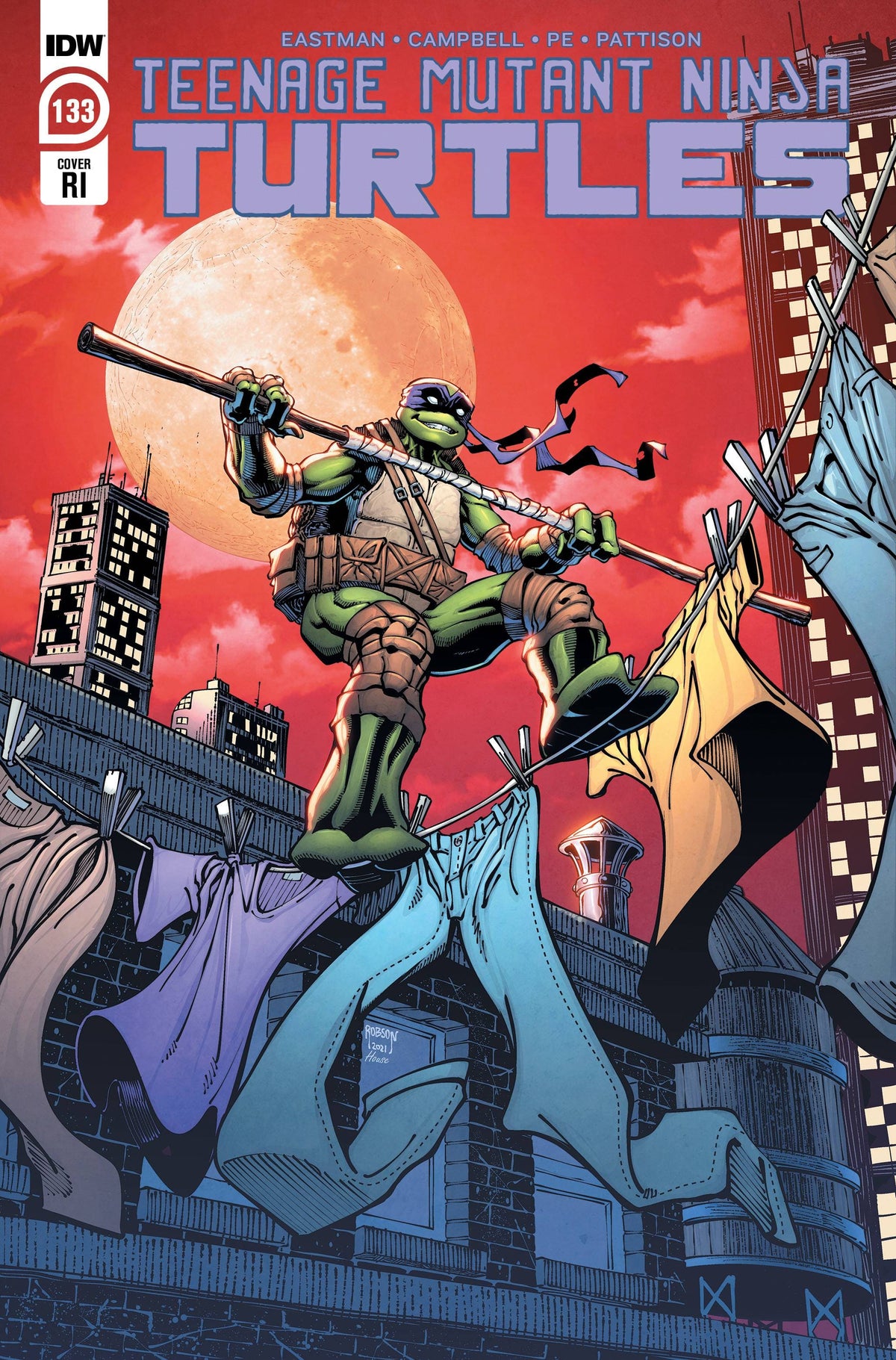 Idw Publishing Comic Books > Incentives TMNT ONGOING #133 CVR C 1:10 INCV WHALEN 82771400271313331 JUL221645