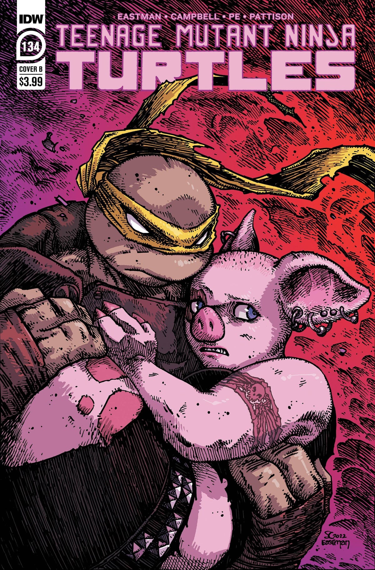 TMNT ONGOING #134 CVR B EASTMAN - Third Eye