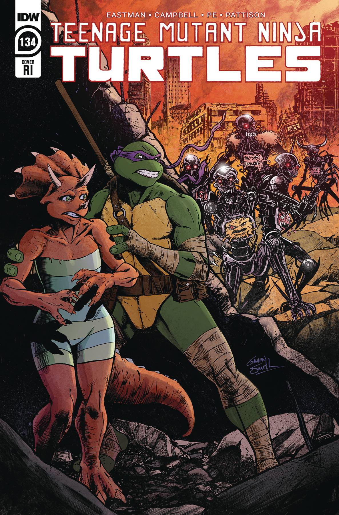 Idw Publishing Comic Books > Incentives TMNT ONGOING #134 CVR C 1:10  INCV 82771400271313431 SEP221727