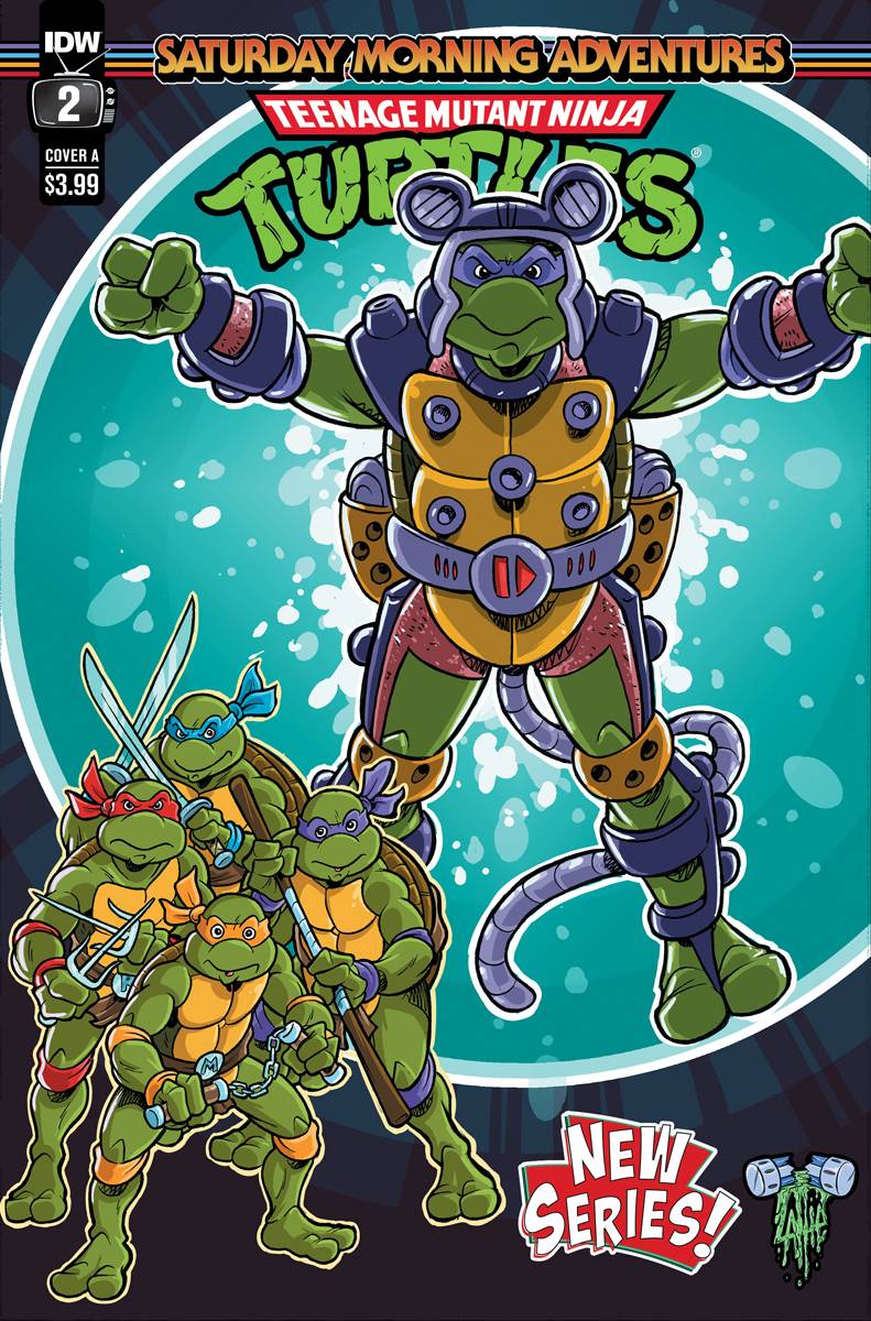 IDW Publishing Comic Books TMNT SATURDAY MORNING ADV CONTINUED #2 CVR A LATTIE 82771403150800211 APR231613