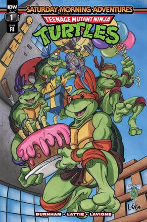 Idw Publishing Comic Books > Incentives TMNT SATURDAY MORNING ADVENTURES #1 CVR D 1:10 INCV 82771403088400141 JUL221656