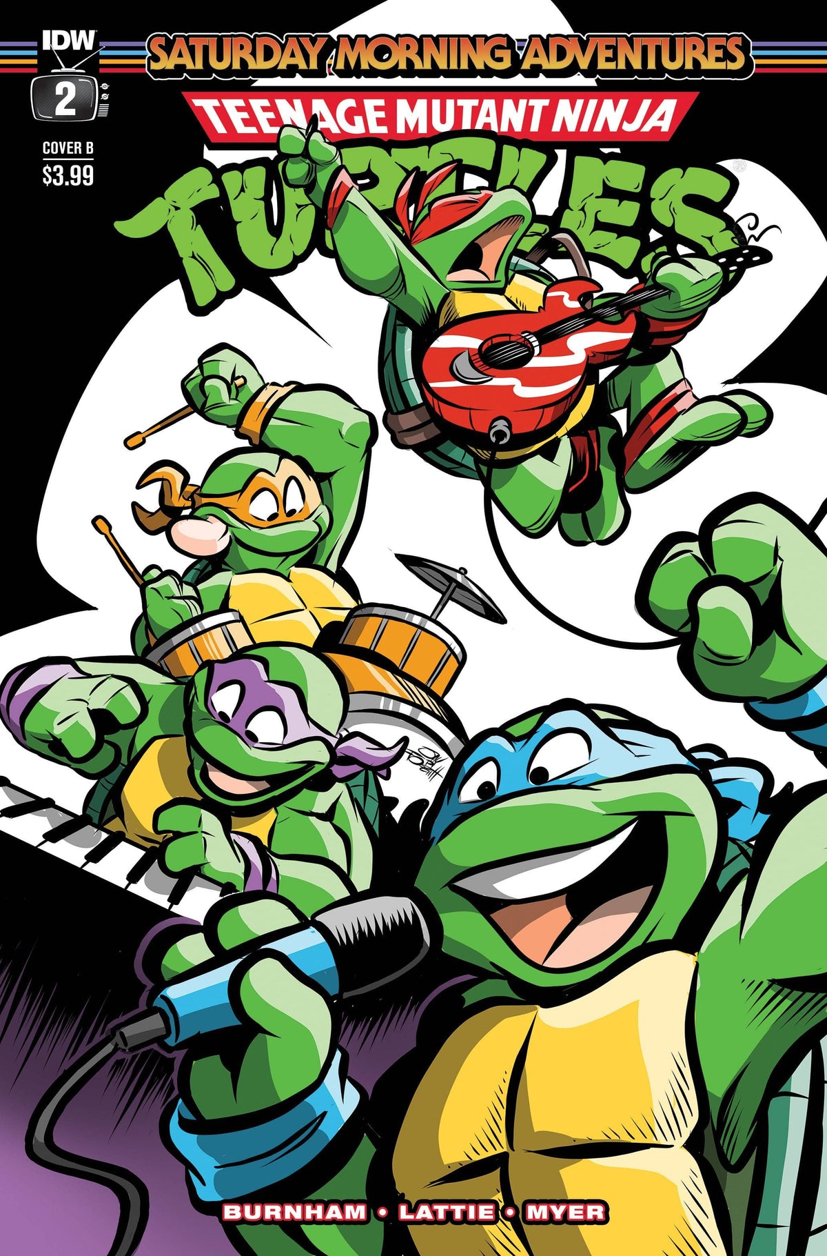 Idw Publishing Comic Books TMNT SATURDAY MORNING ADVENTURES #2 CVR B 82771403088400221 AUG221570