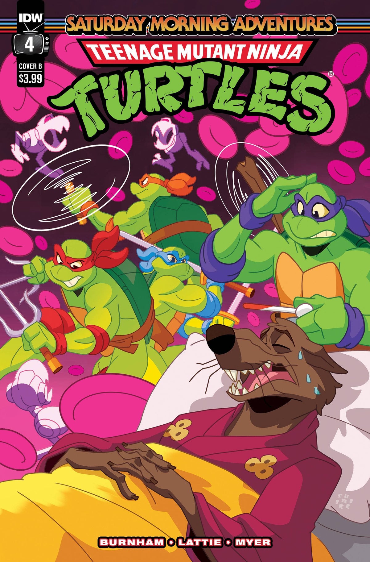 Idw Publishing Comic Books TMNT SATURDAY MORNING ADVENTURES #4 CVR B MARTIN 82771403088400421 OCT221762