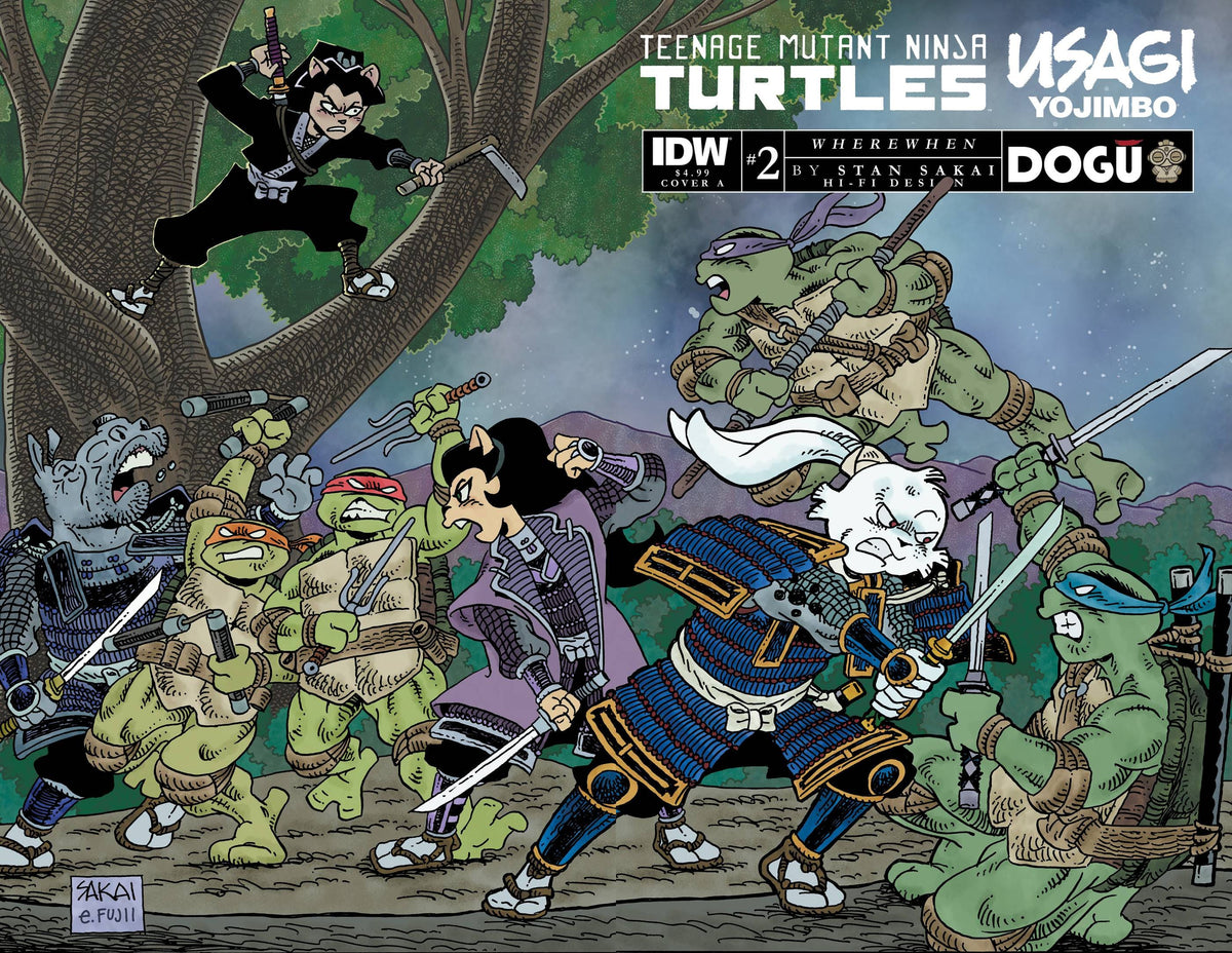 Idw Publishing Comic Books TMNT USAGI YOJIMBO WHEREWHEN #2 CVR A SAKAI 82771403144700211 FEB231519