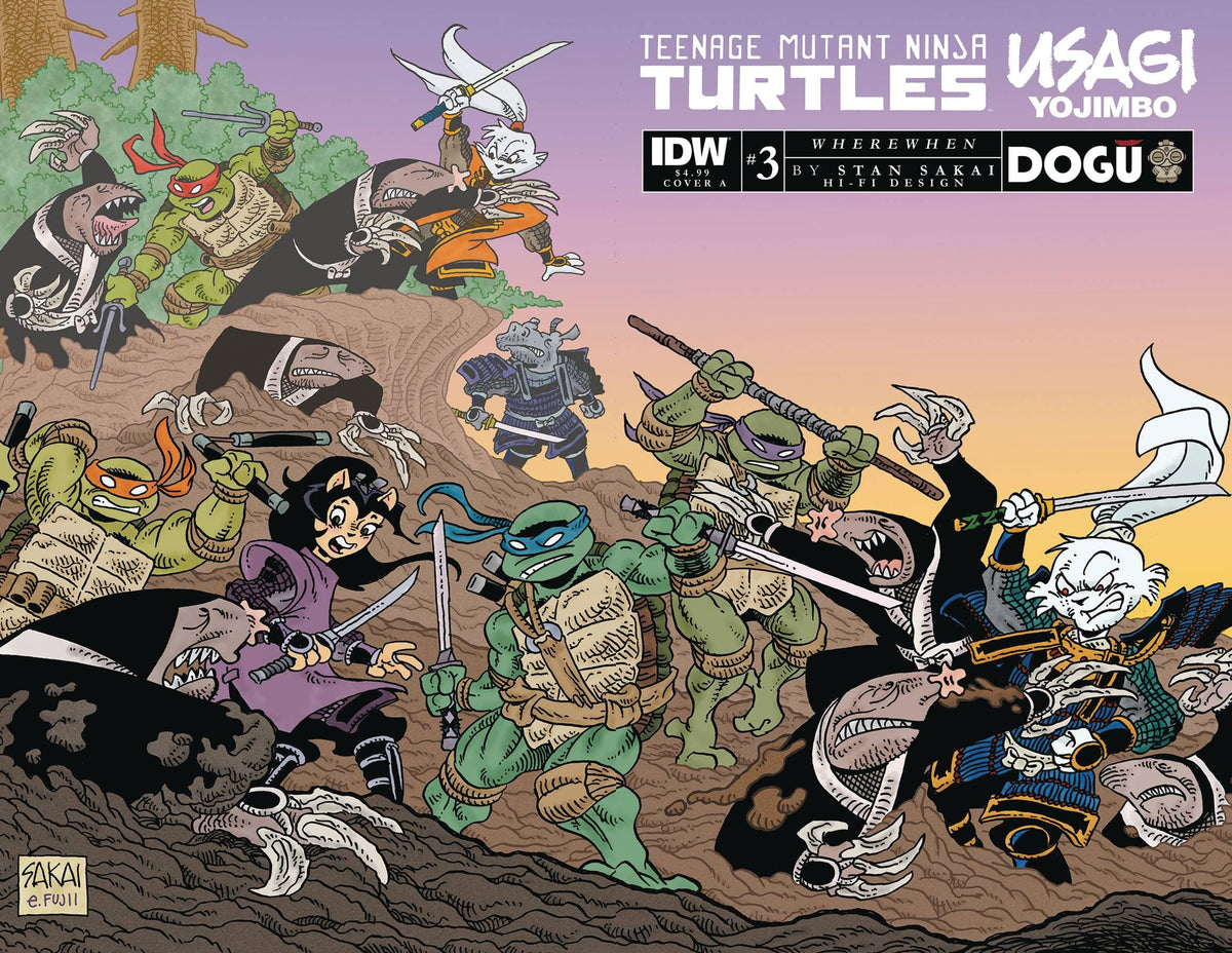 Idw Publishing Comic Books TMNT USAGI YOJIMBO WHEREWHEN #3 CVR A SAKAI 82771403144700311 MAR231663