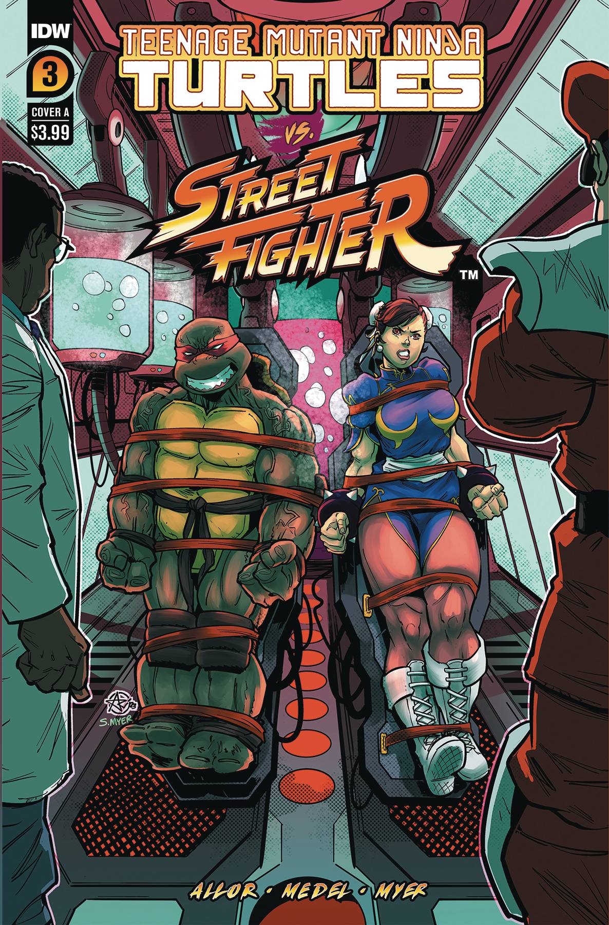 Idw Publishing Comic Books TMNT VS STREET FIGHTER #3 (OF 5) CVR A MEDEL 82771403153900311 MAY231431