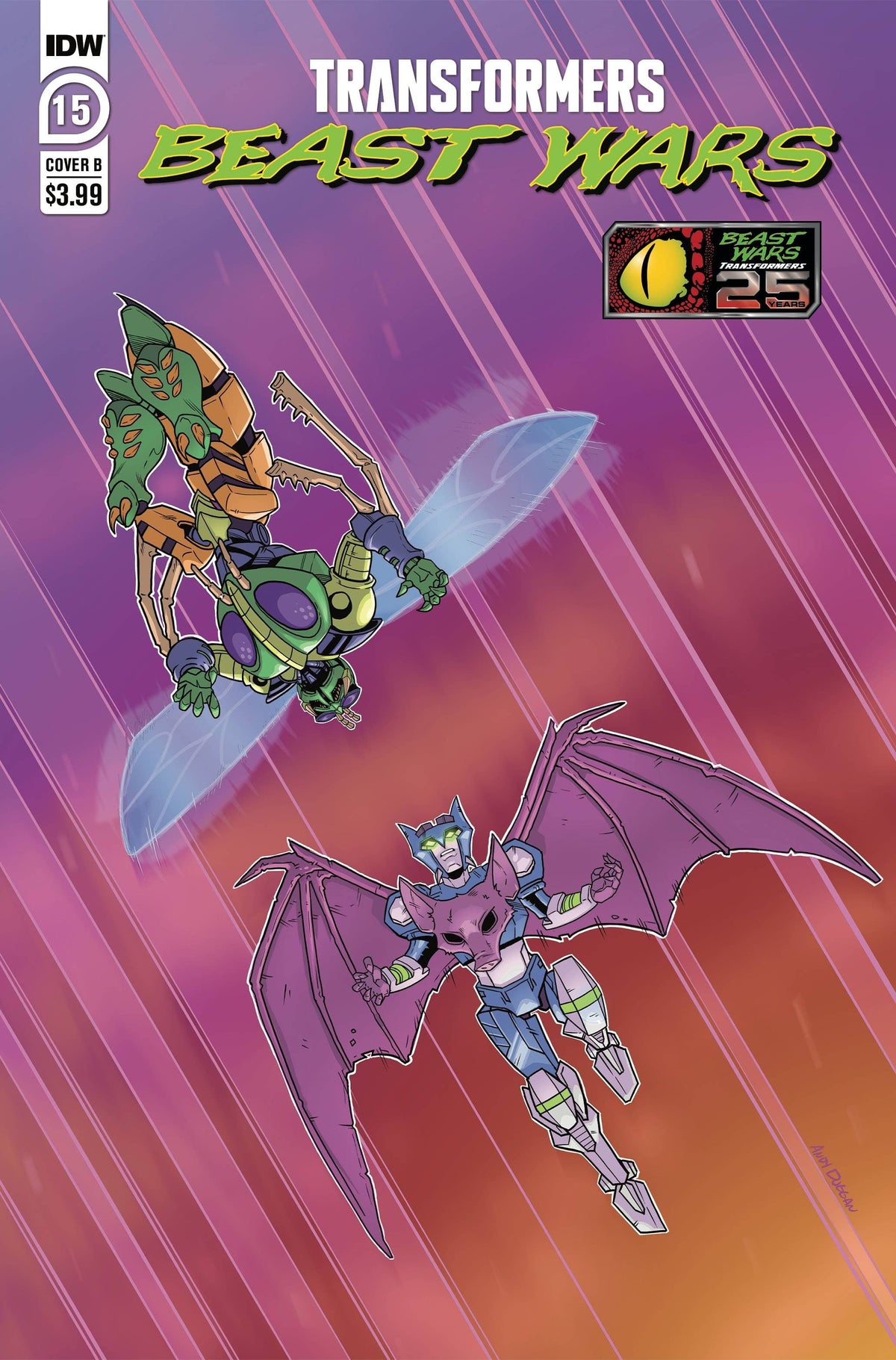 Idw Publishing Comic Books TRANSFORMERS BEAST WARS #15 CVR B ANDY DUGGAN 82771402066301521 FEB220438