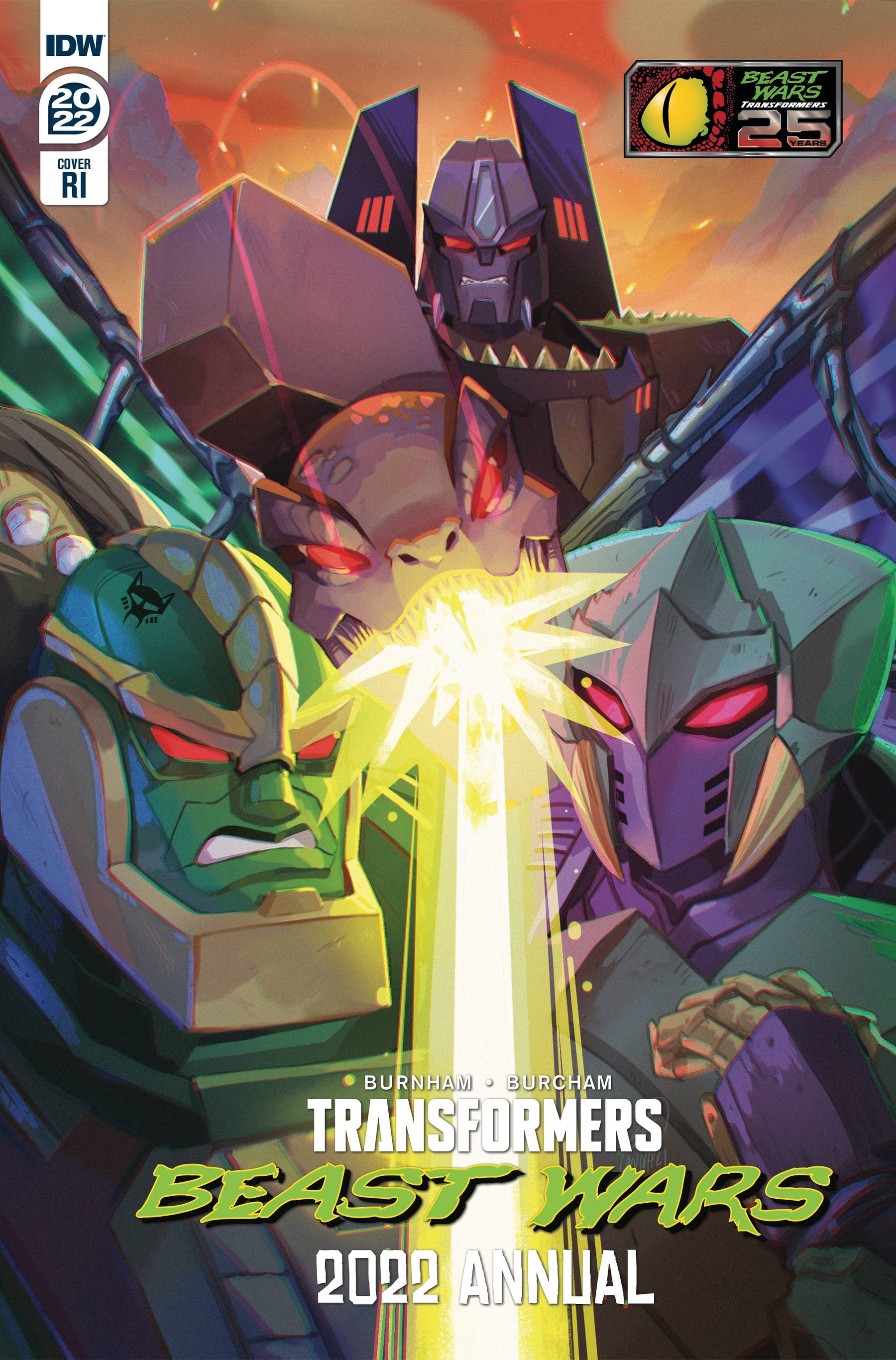 Idw Publishing Comic Books > Incentives TRANSFORMERS BEAST WARS ANNUAL 2022 CVR B 1:10 INCV 82771403052500121 FEB220441