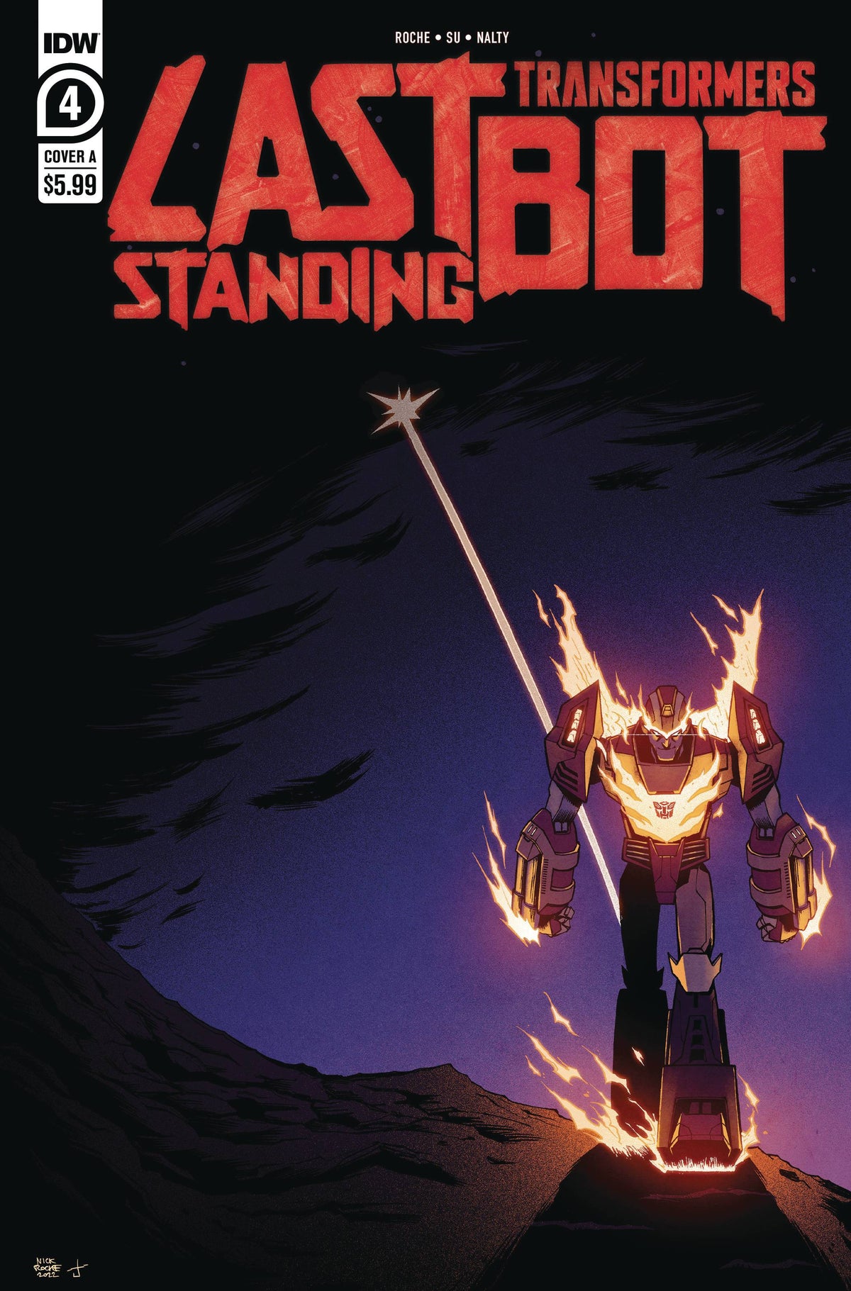 Idw Publishing Comic Books TRANSFORMERS LAST BOT STANDING #4 CVR A ROCHE 82771403057000411 JUN221673