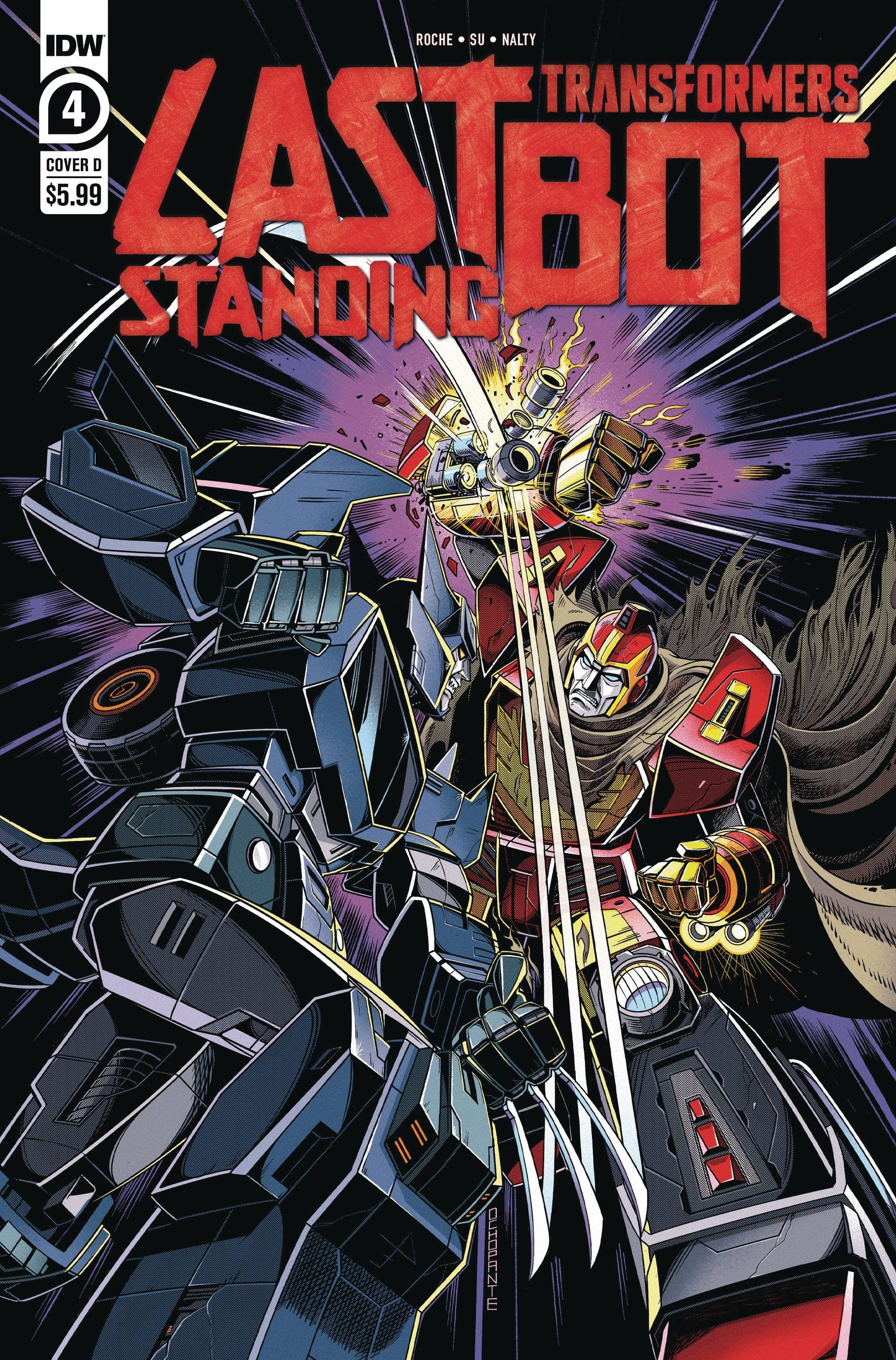 TRANSFORMERS LAST BOT STANDING #4 CVR D OCHOPANTE