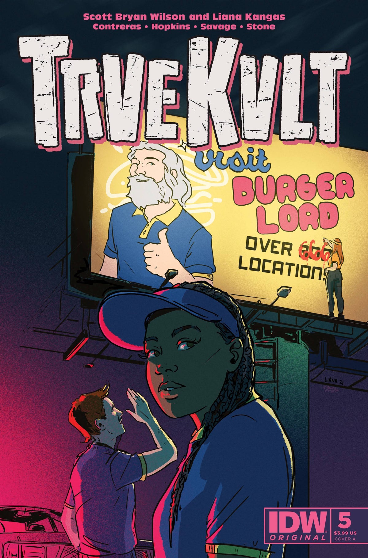 Idw Publishing Comic Books TRVE KVLT #5 CVR A KANGAS (MR) 82771403079200511 OCT221765