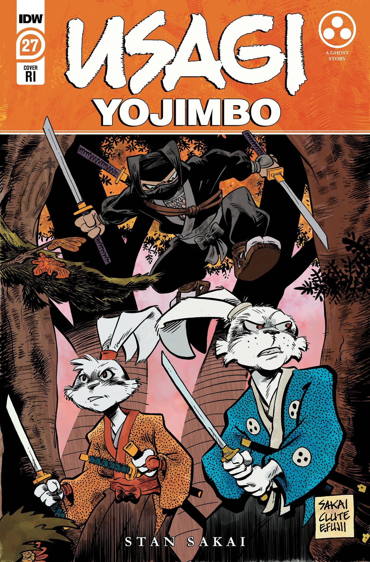 Idw Publishing Comic Books USAGI YOJIMBO #27 CVR B 1:10 INCV SAKAI & CLUTE (NET) 82771401801102721 JAN220499