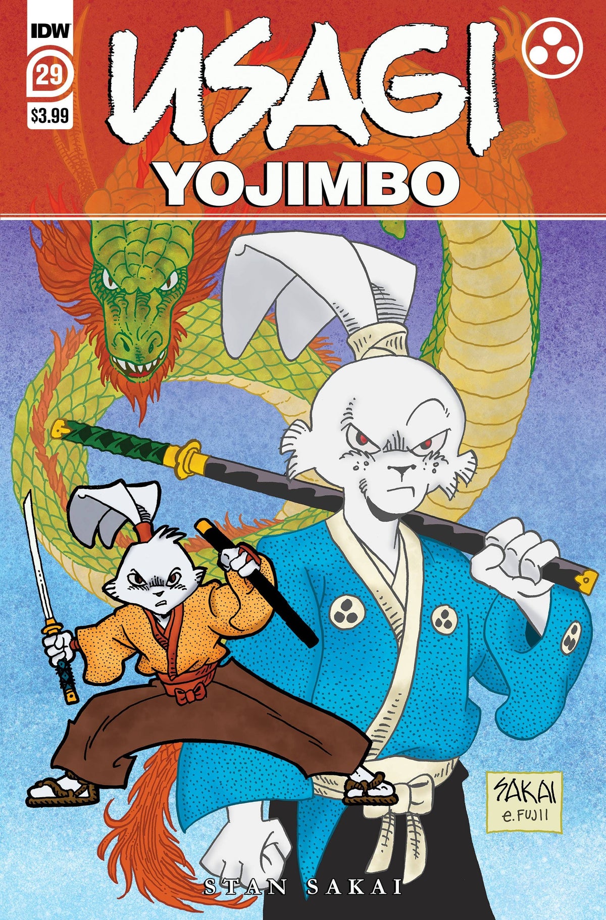 Idw Publishing Comic Books USAGI YOJIMBO #29 CVR A SAKAI 82771401801102911 MAY221571