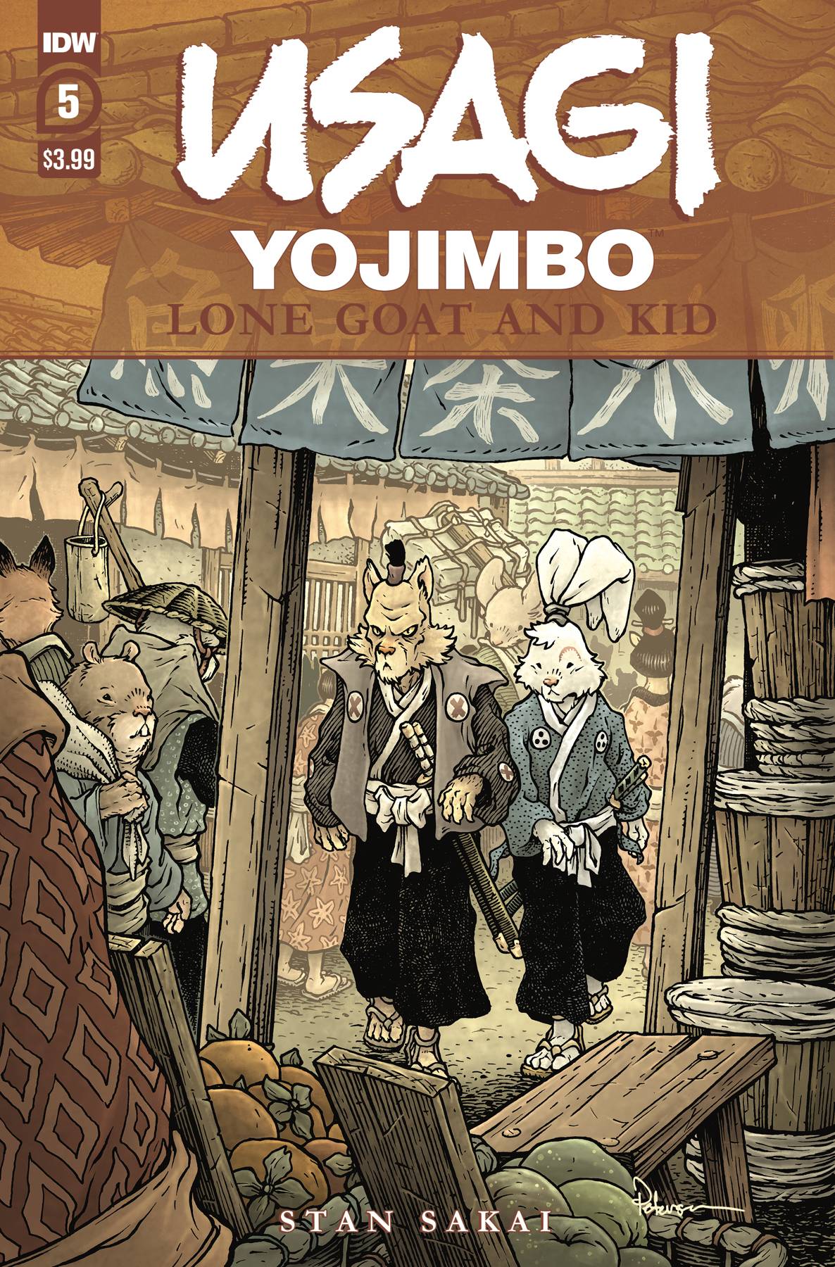 Idw Publishing Comic Books USAGI YOJIMBO LONE GOAT & KID #5 (OF 6) 82771403021100511 MAR220513