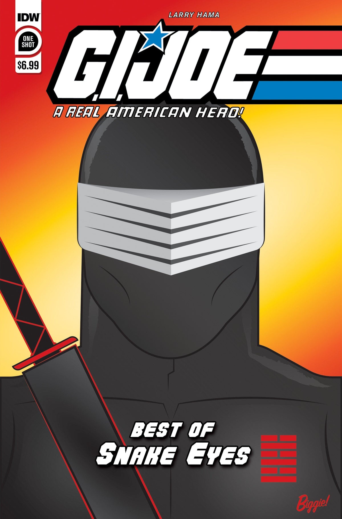 GI JOE A REAL AMERICAN HERO BEST OF SNAKE EYES - Third Eye