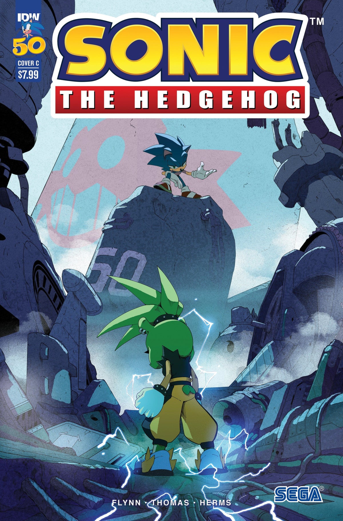 Sonic The Hedgehog #50 Variant C - Third Eye