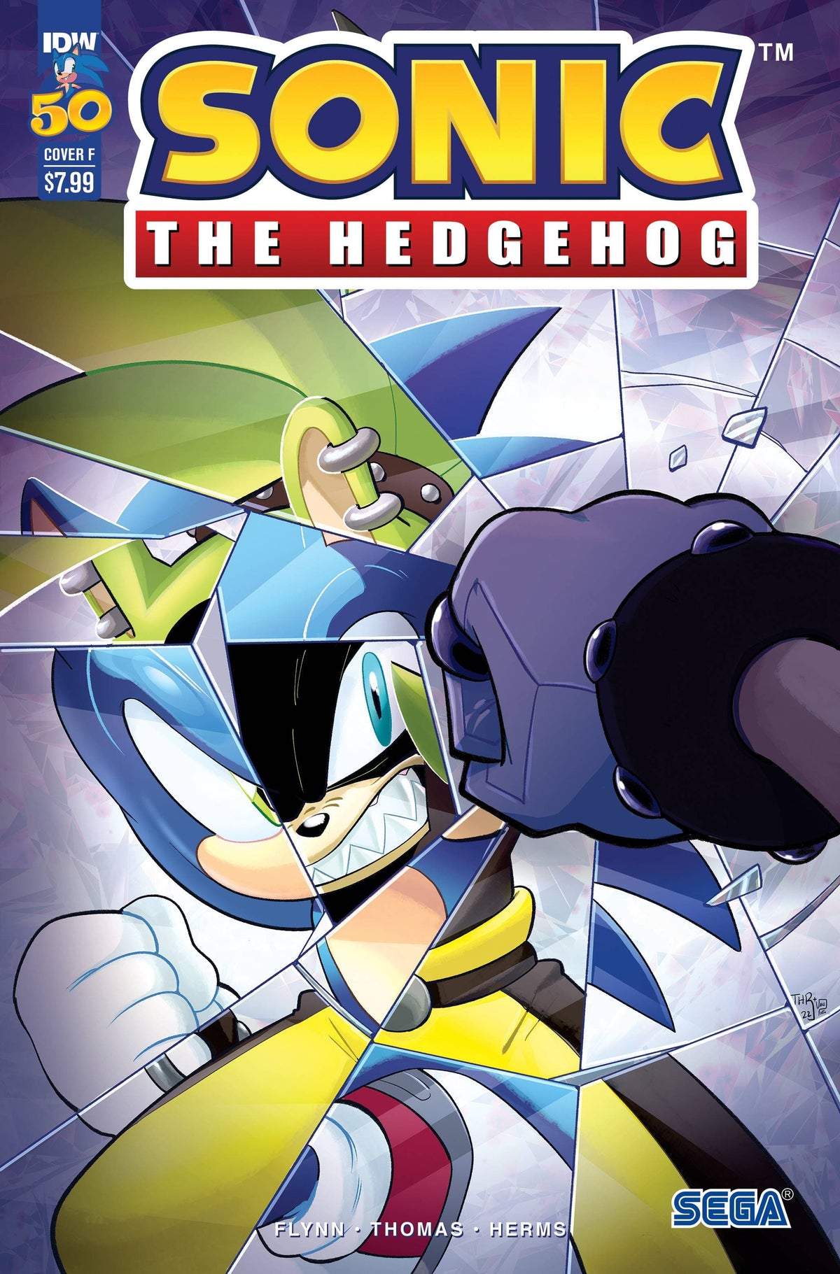 Sonic The Hedgehog #50 Variant F - Third Eye