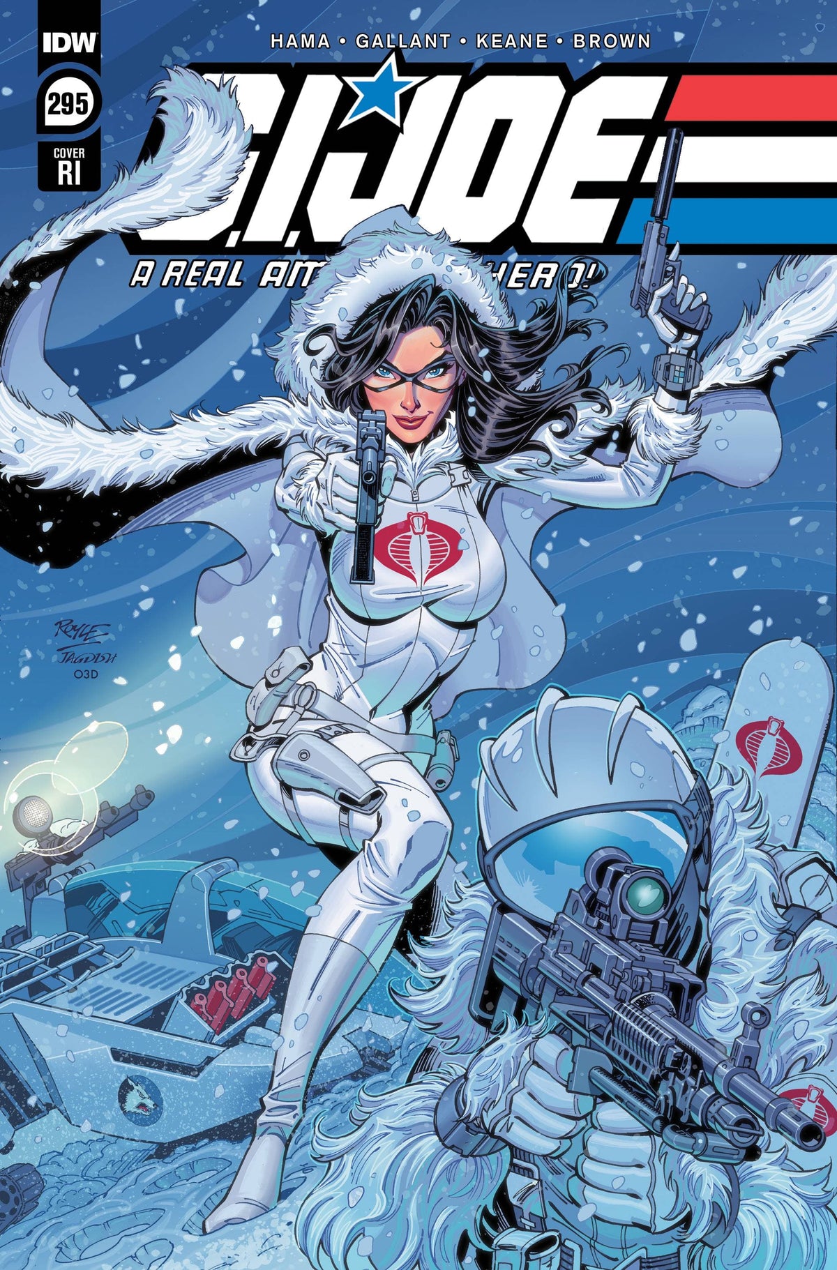 Idw Publishing Comic Books > Incentives GI JOE A REAL AMERICAN HERO #295 CVR C 1:10 INCV ROYLE 82771401092329531 APR221558