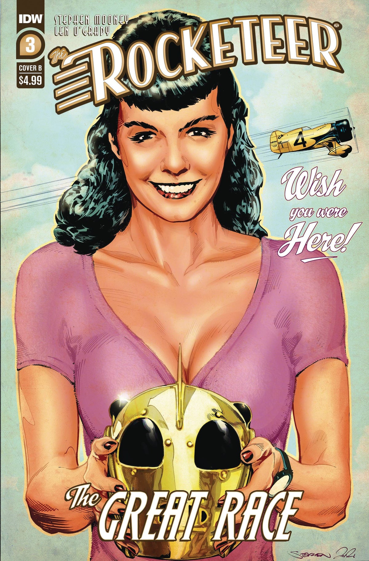 Idw Publishing Comic Books ROCKETEER THE GREAT RACE #3 (OF 4) CVR B STEPHEN MOONEY 82771403047100321 APR221572