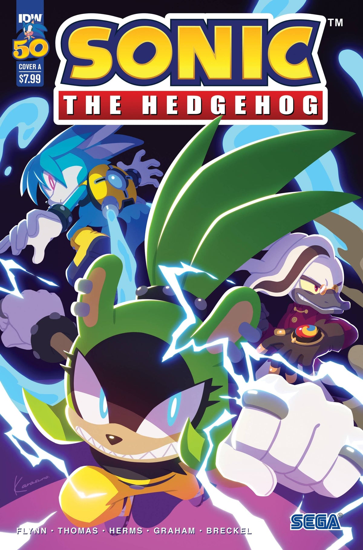 Idw Publishing Comic Books SONIC THE HEDGEHOG #50 CVR A SONIC TEAM 82771401521805011 APR221574