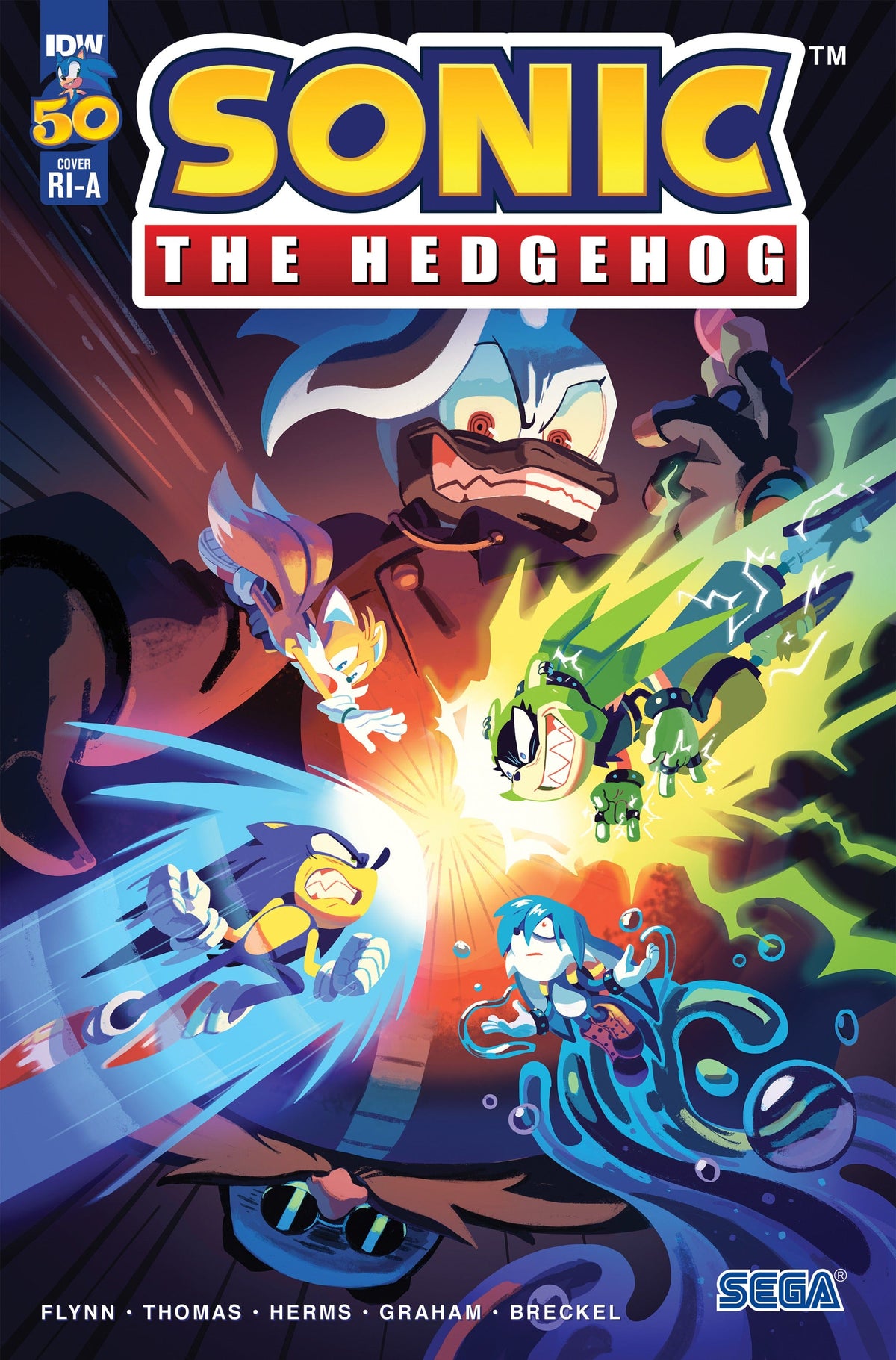 Idw Publishing Comic Books > Incentives SONIC THE HEDGEHOG #50 CVR G 1:10 FOURDRAINE 82771401521805071 APR221576