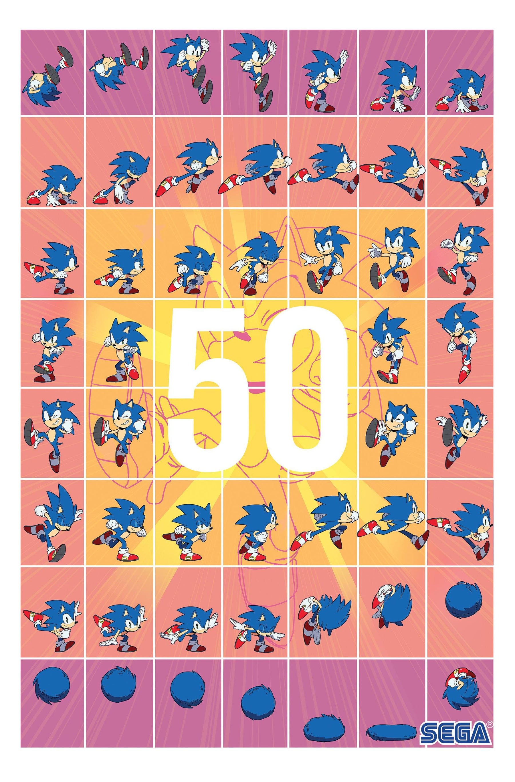 SONIC THE HEDGEHOG #50 CVR H 1:25 HESSE