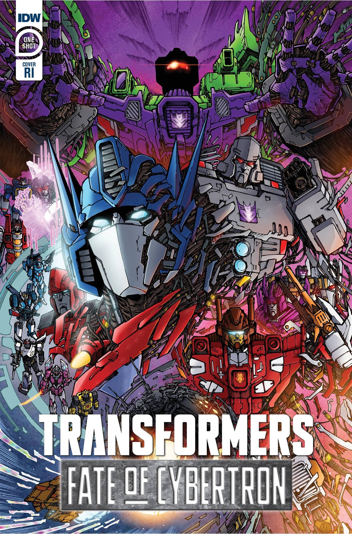Idw Publishing Comic Books > Incentives TRANSFORMERS FATE OF CYBERTRON CVR C 1:10 INCV MILNE 82771403065500131 APR221601
