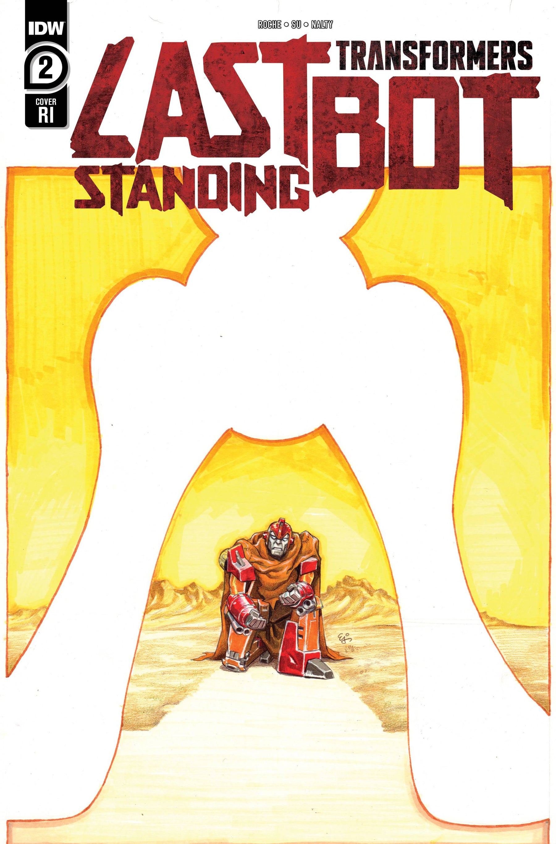 TRANSFORMERS LAST BOT STANDING #2 CVR E 1:10 INCV SU