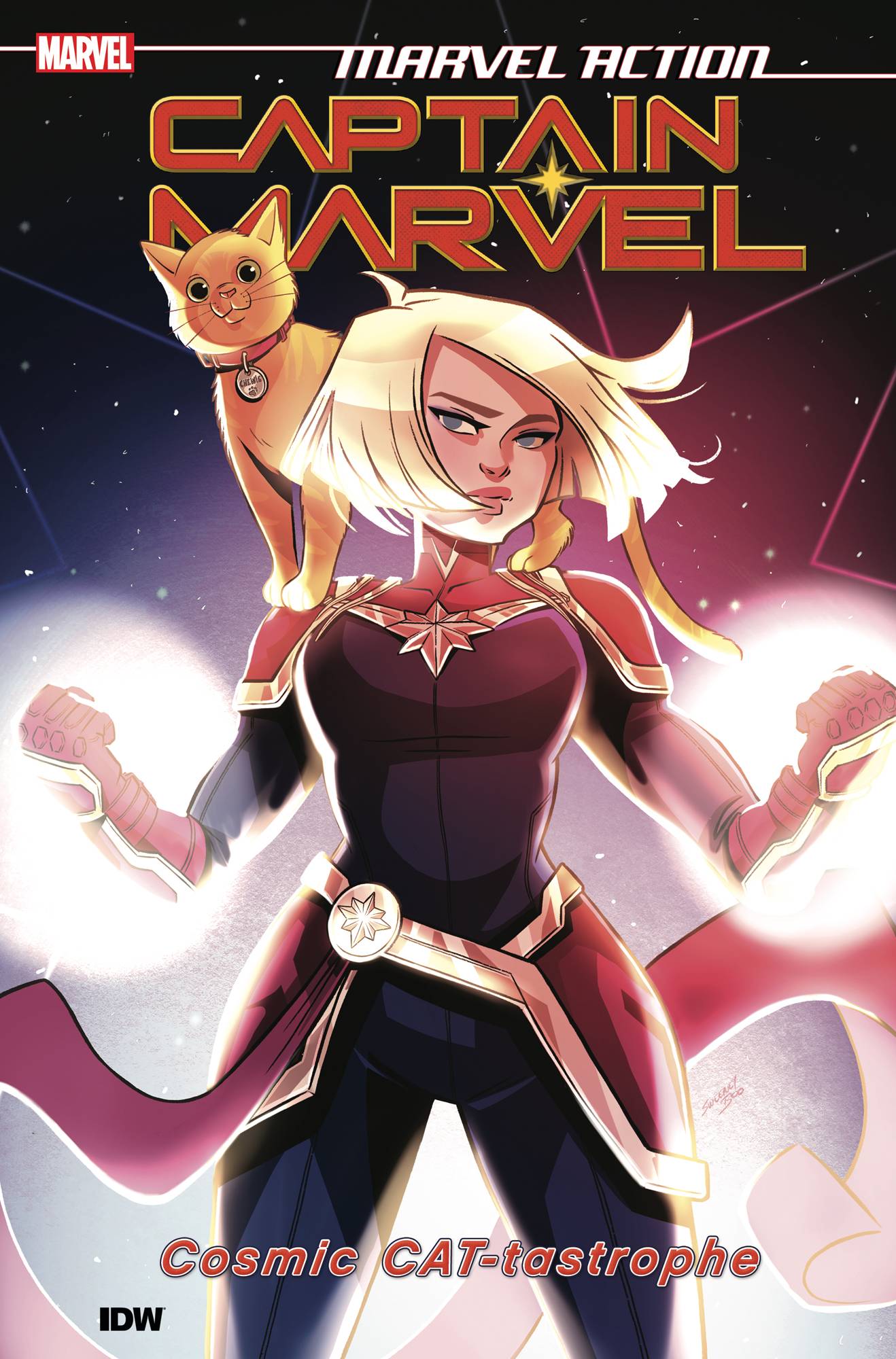 IDW-PRH Graphic Novel Marvel Action Captain Marvel TP Vol 01 Cat-Tastrophe 9781684056248 NOV190697