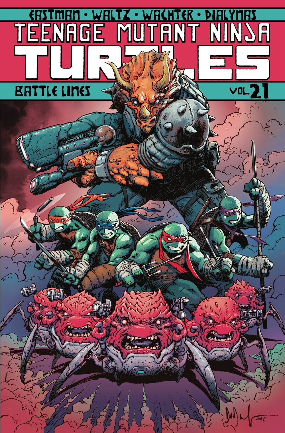 IDW-PRH Graphic Novel Tmnt Ongoing TP Vol 21 Battle Lines 9781684054381 JAN190775