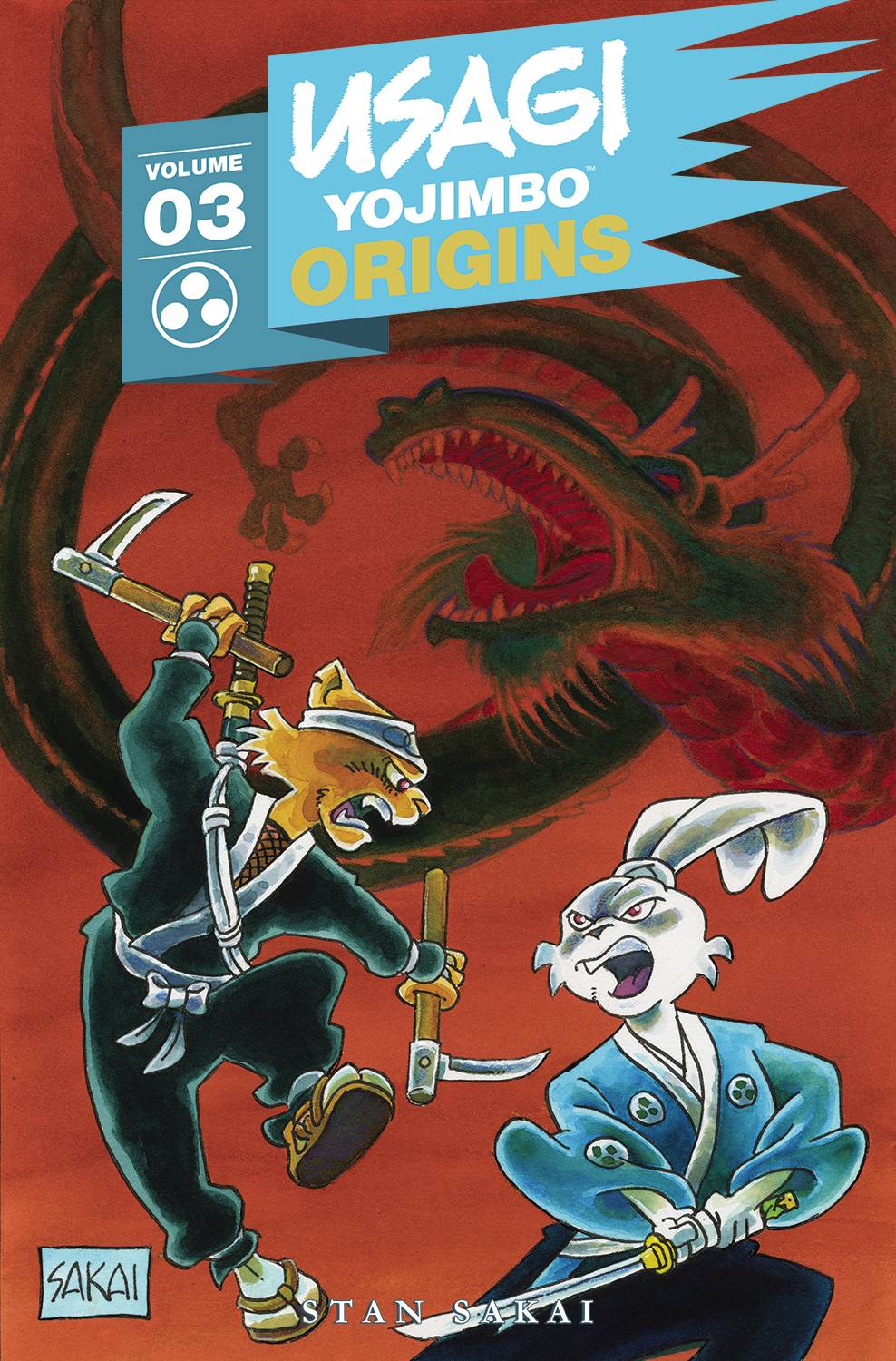 IDW-PRH Graphic Novel Usagi Yojimbo Origins TP Vol 03 Dragon Bellow Conspiracy 9781684058846 FEB229808